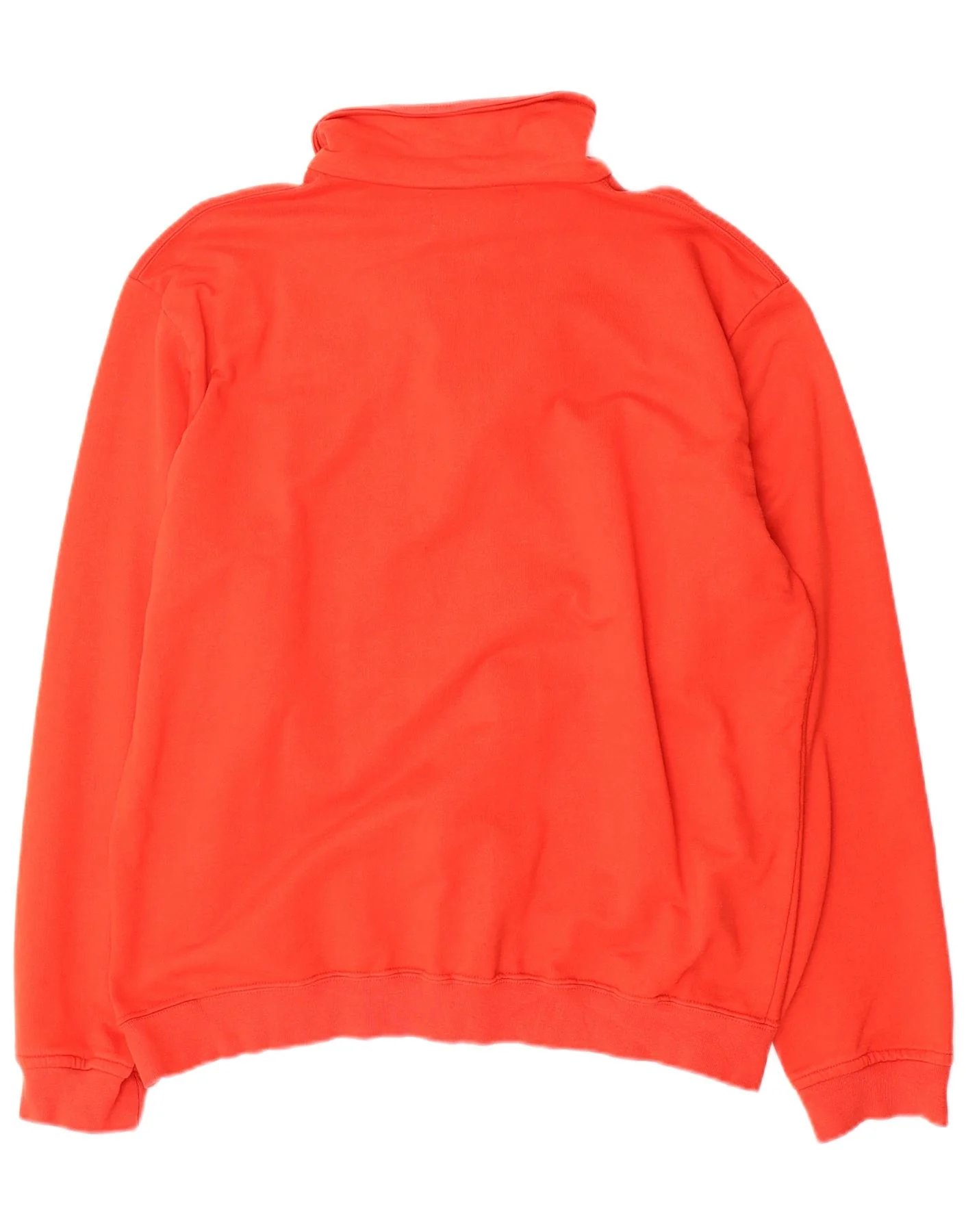 Kappa Mens Zip Neck Sweatshirt Jumper XL Red Cotton - Image 2