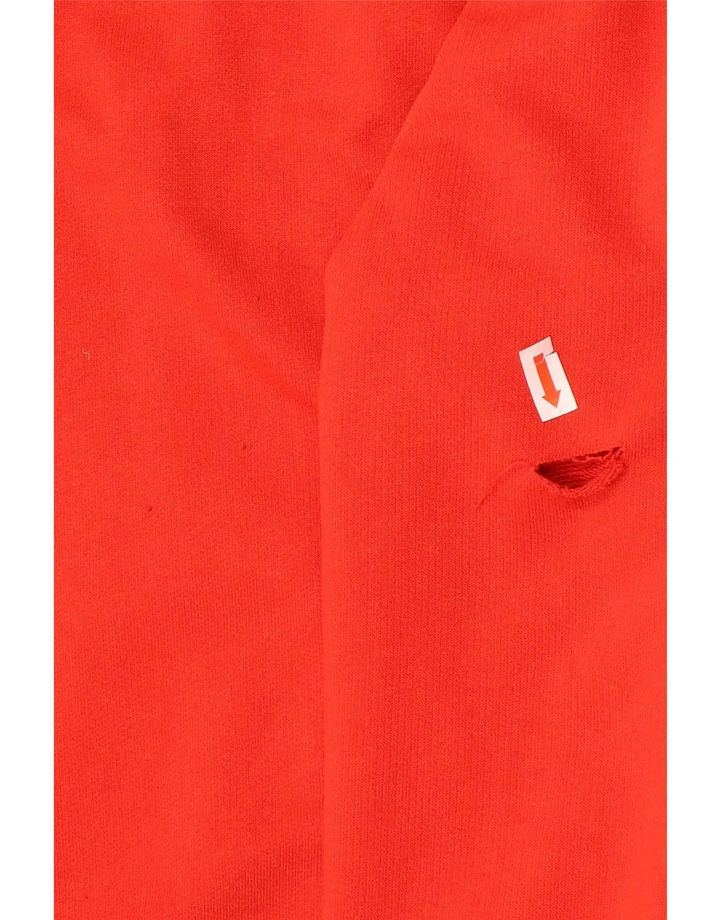 Kappa Mens Zip Neck Sweatshirt Jumper XL Red Cotton - Image 3