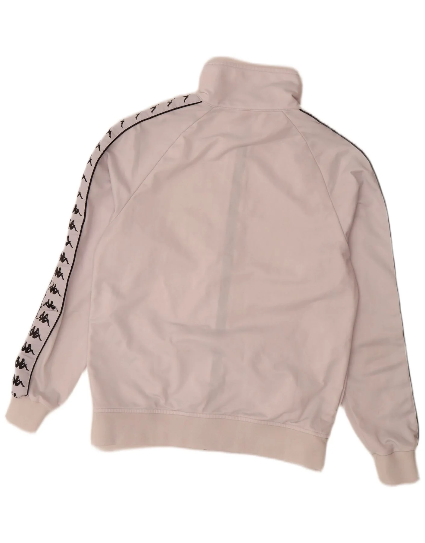Kappa Womens Graphic Tracksuit Top Jacket UK 18 XL White Polyester - Image 2