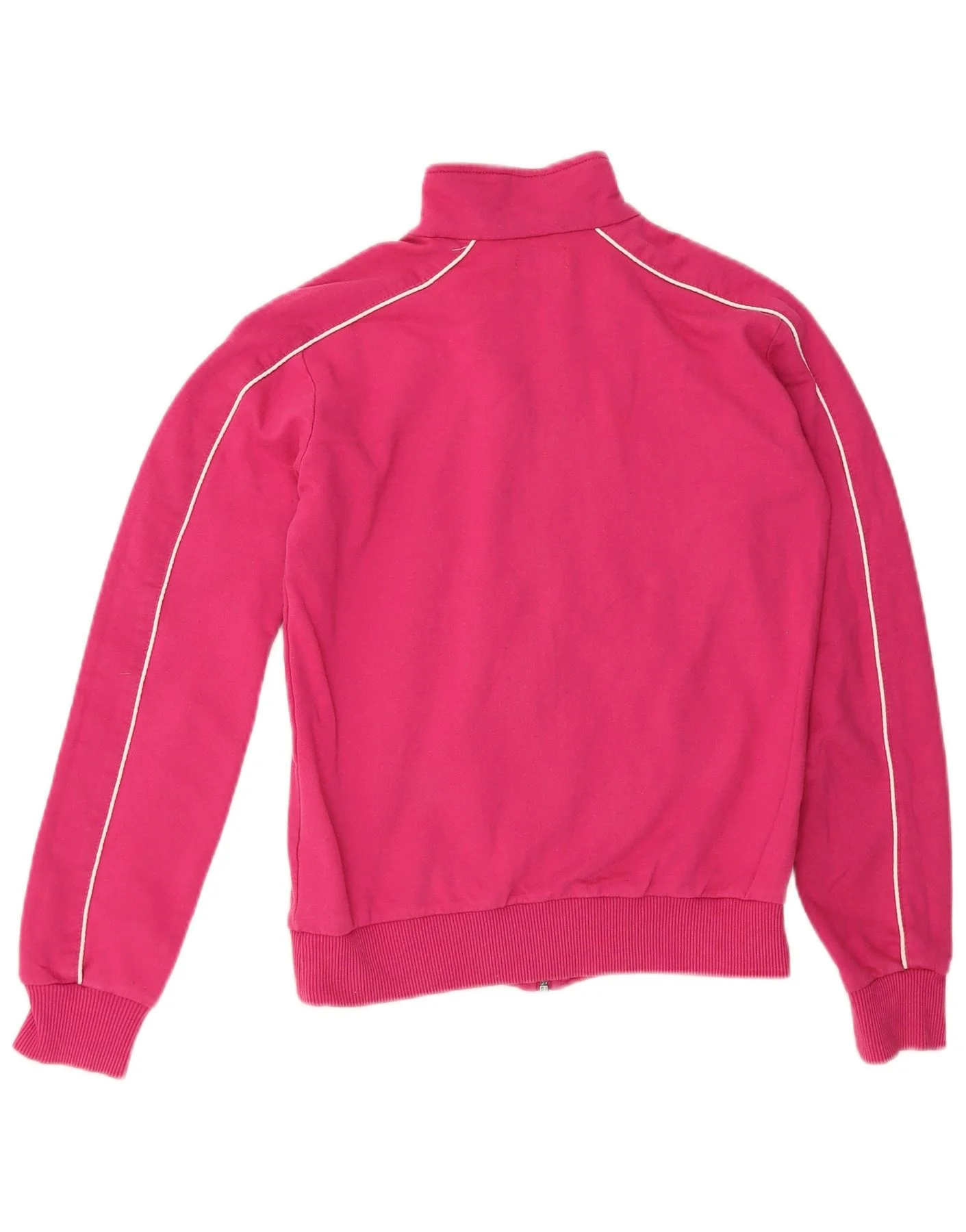 Kappa Womens Tracksuit Top Jacket UK 14 Large Pink Cotton Sports - Image 2