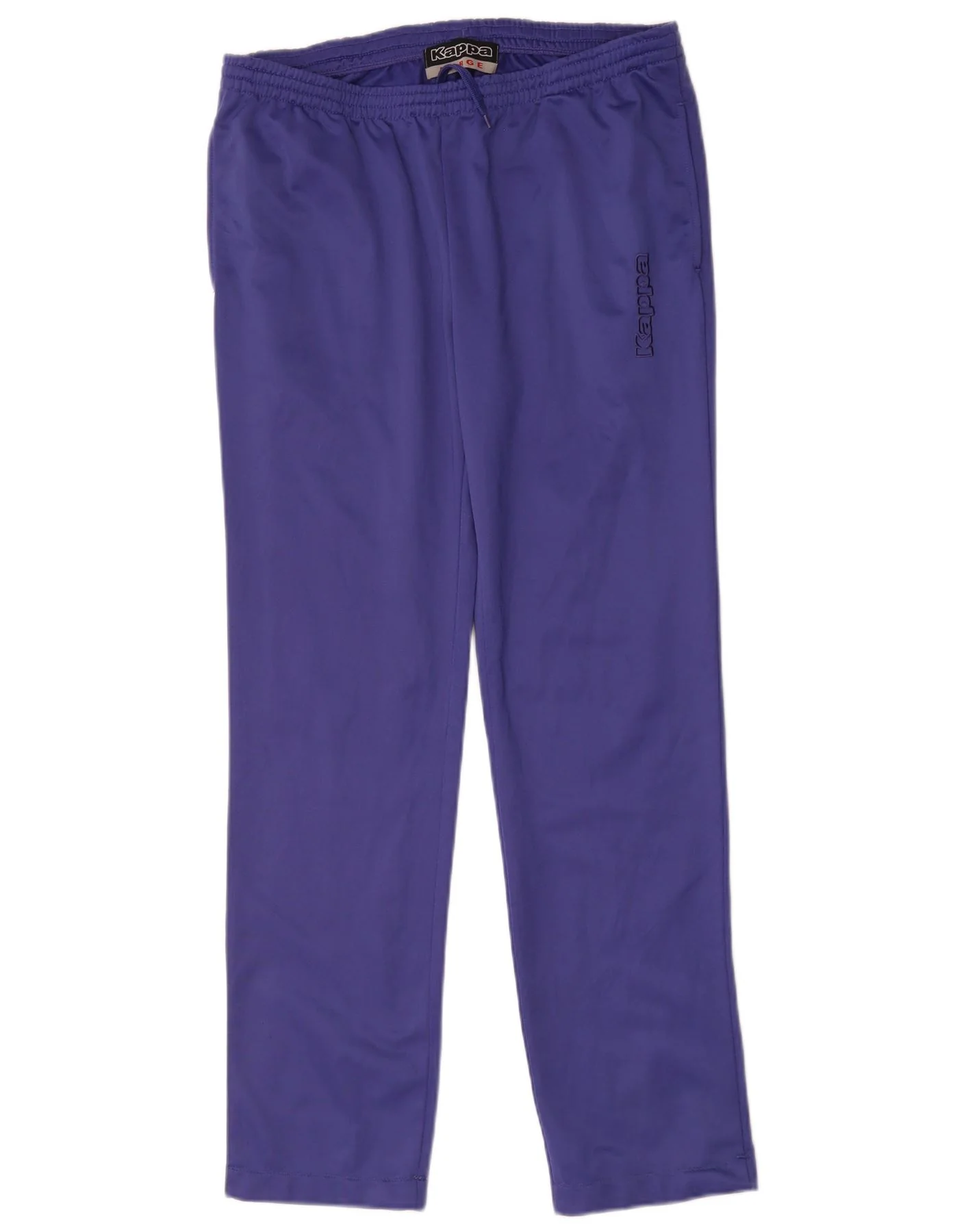 Kappa Womens Tracksuit Trousers UK 14 Large Purple Polyester