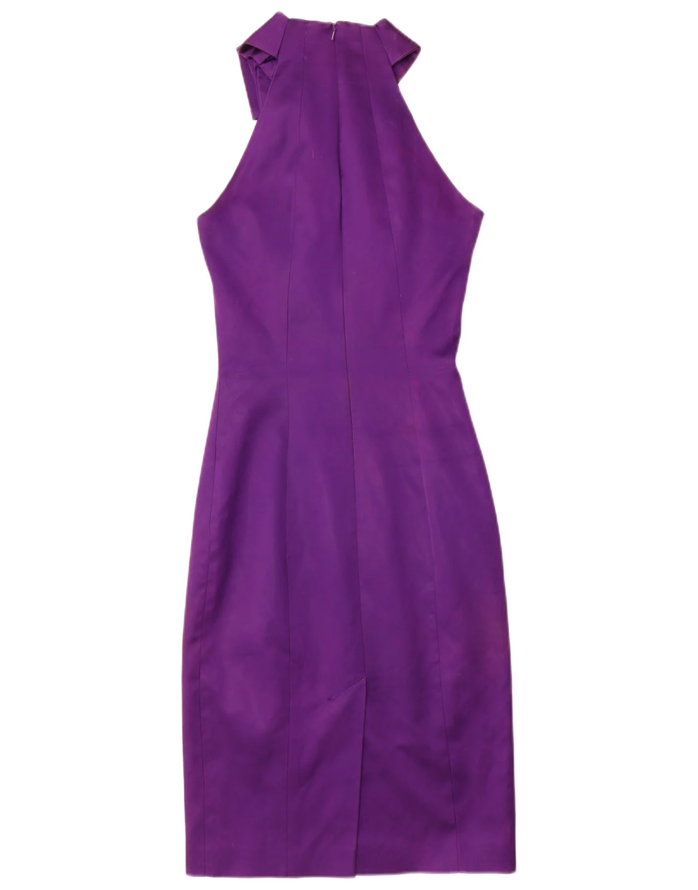 Karen Millen Womens Halter Dress UK 8 Small Purple - Image 2