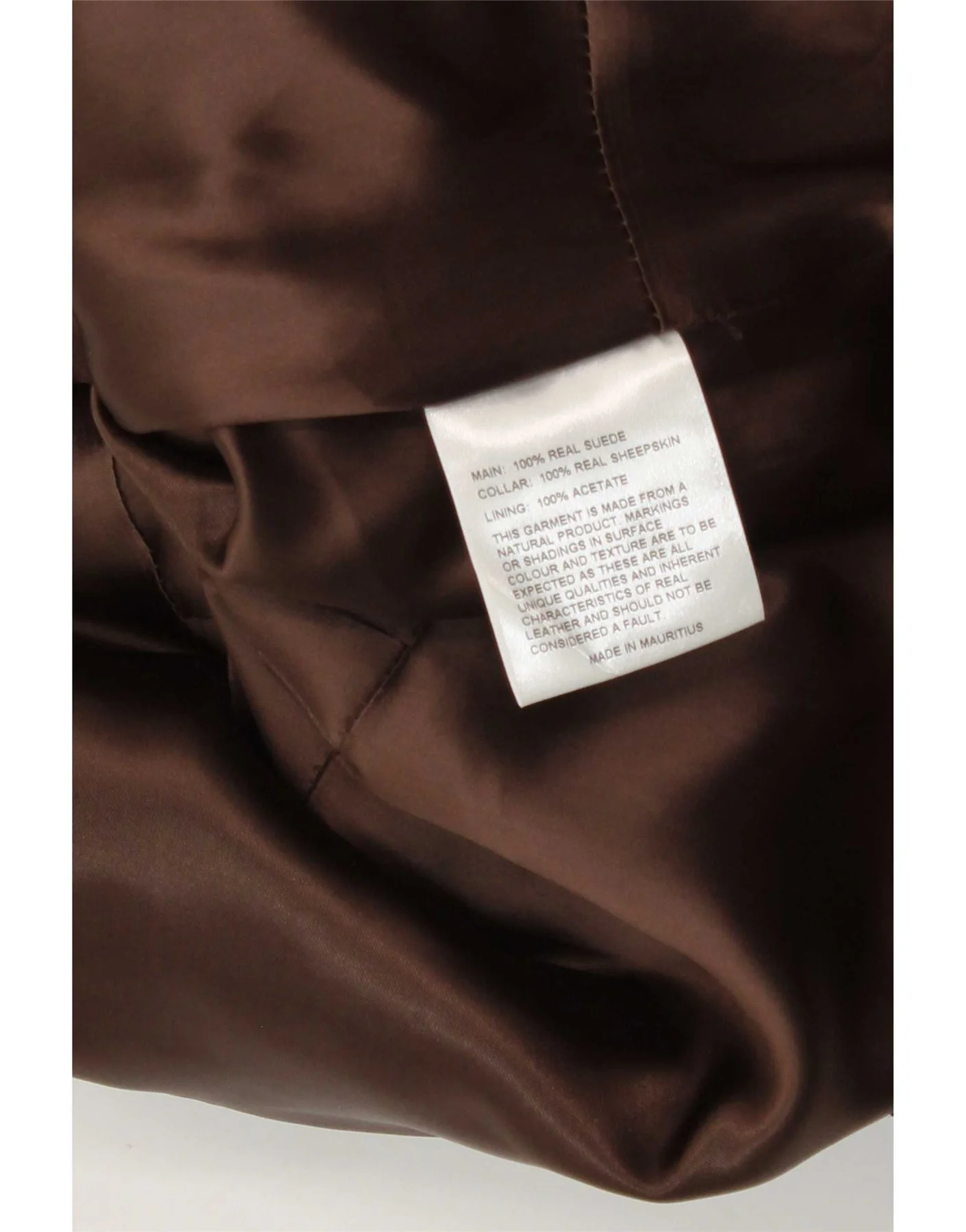 Karen Millen Womens Suede Waistcoat UK 14 Large Brown - Image 3