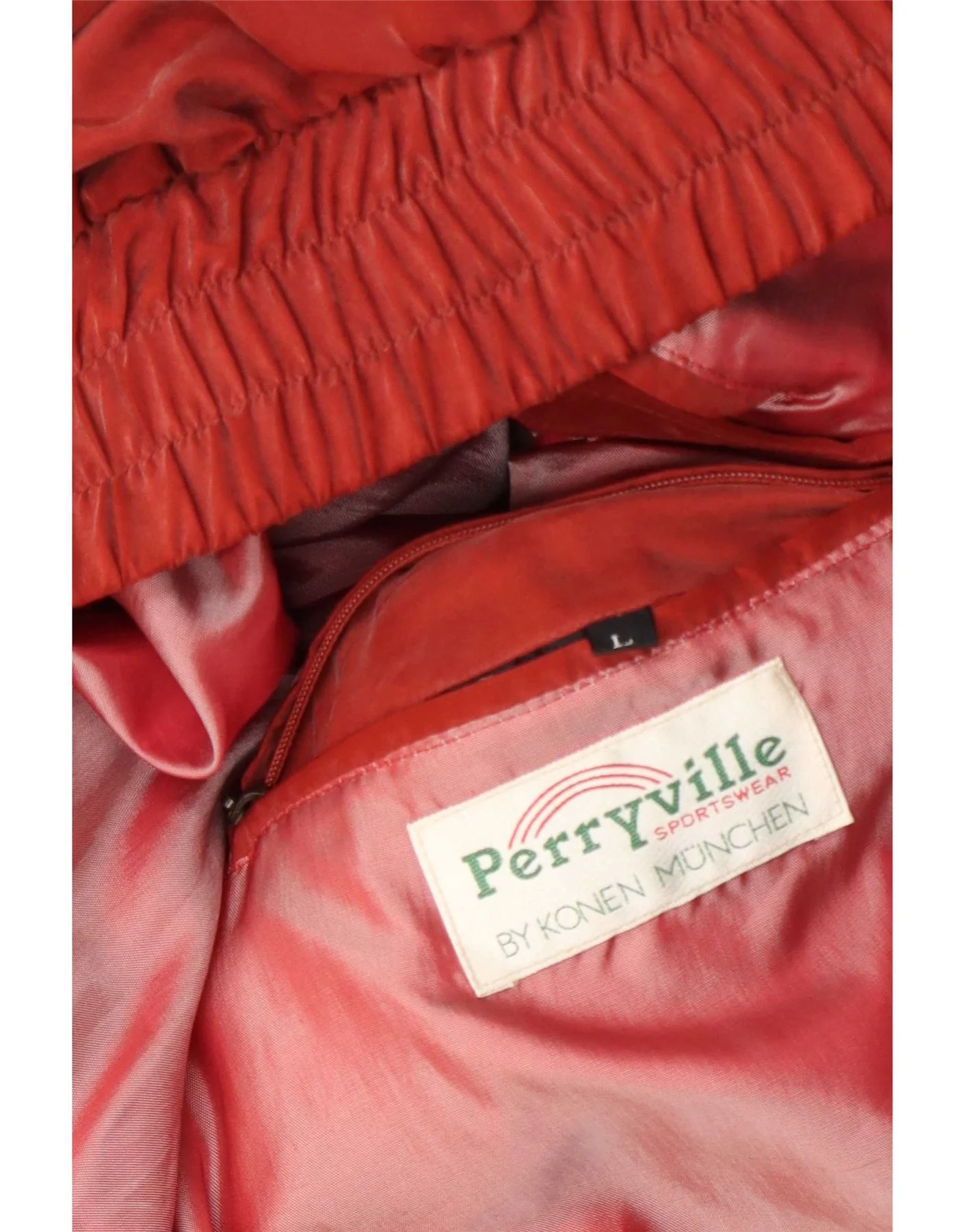 Konen Munchen Mens Perryville Bomber Jacket UK 40 Large Red - Image 3