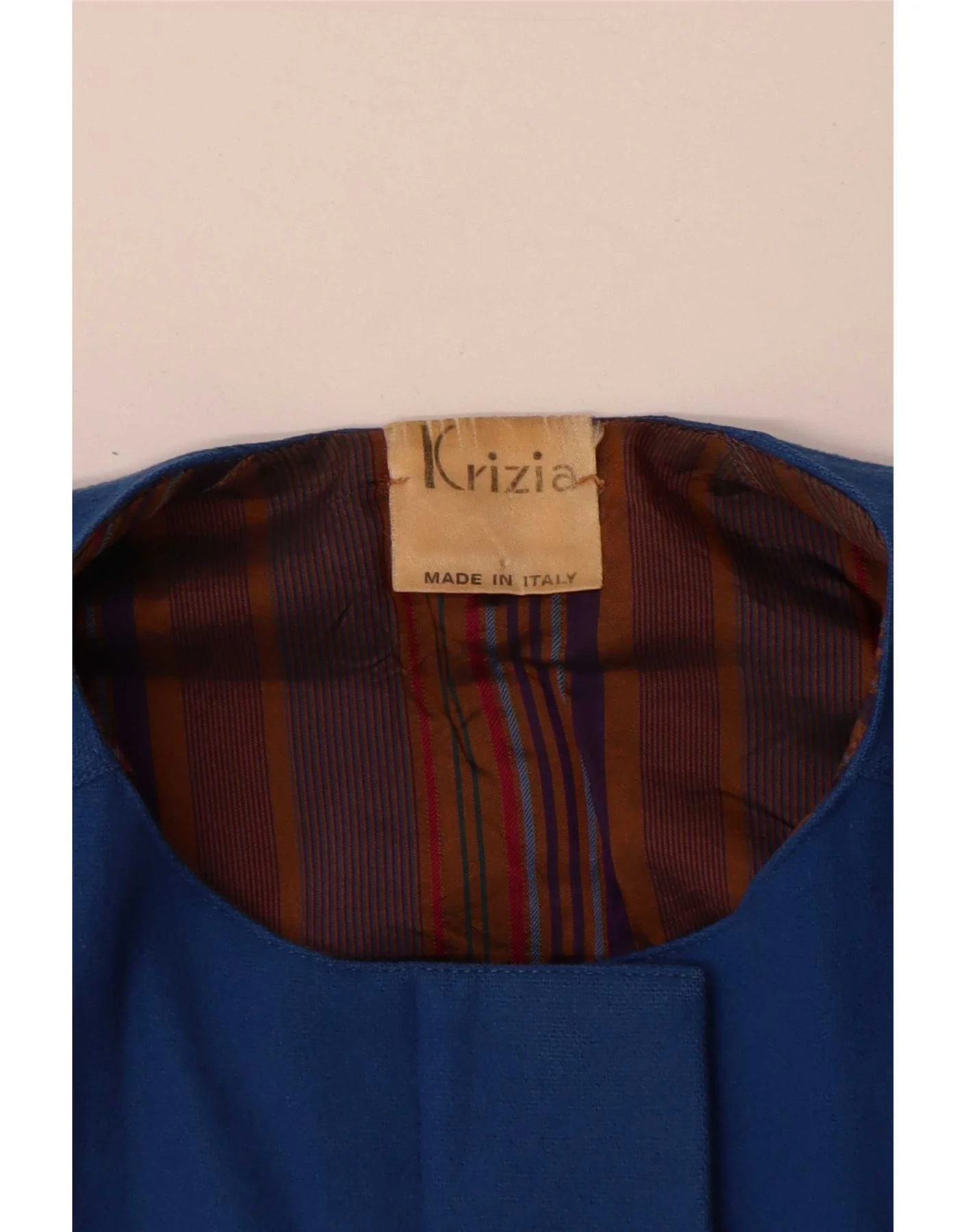 Krizia Womens Bolero Jacket UK 14 Medium Blue - Image 3
