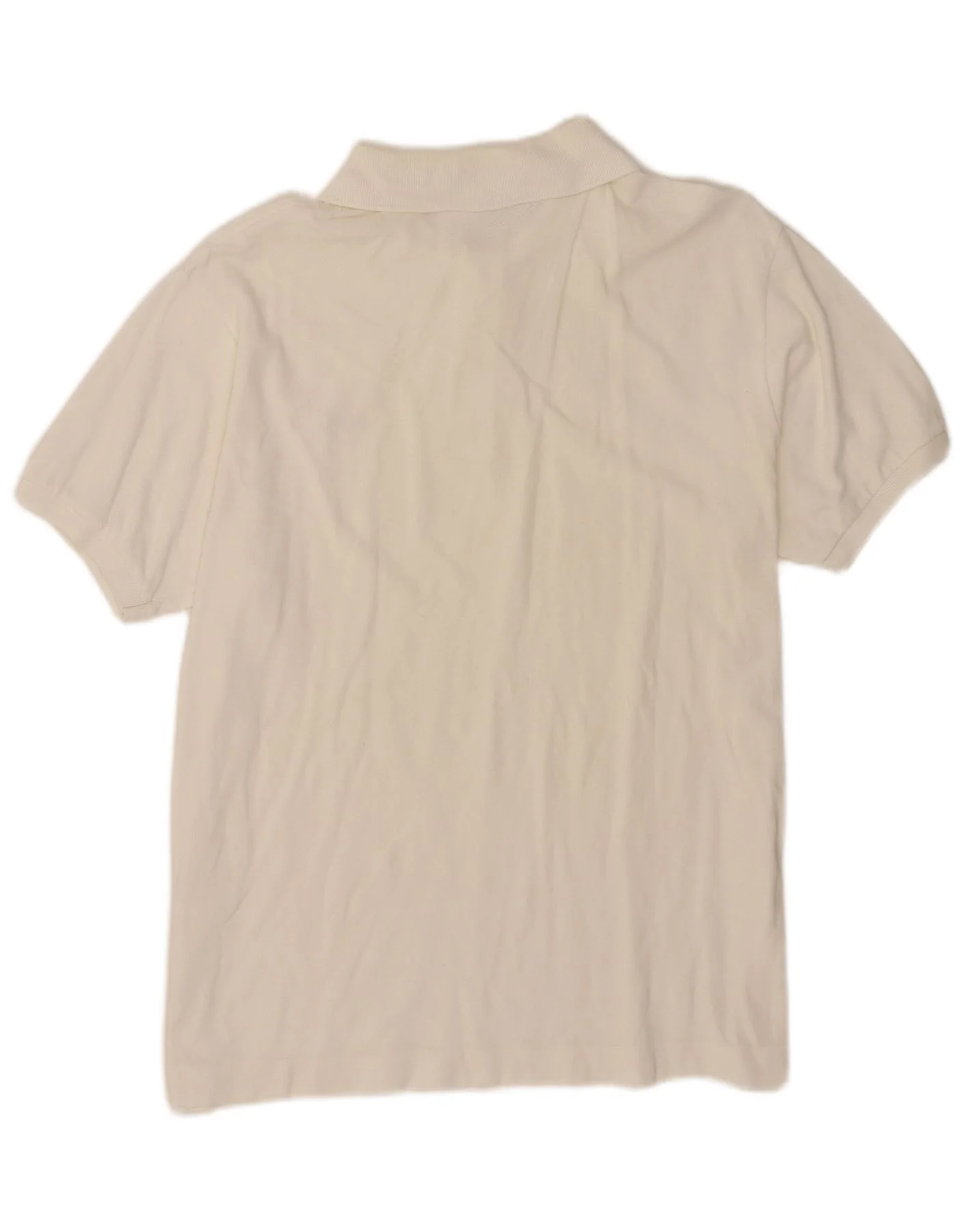 Lacoste Mens Polo Shirt Size 5 Large White Cotton - Image 2