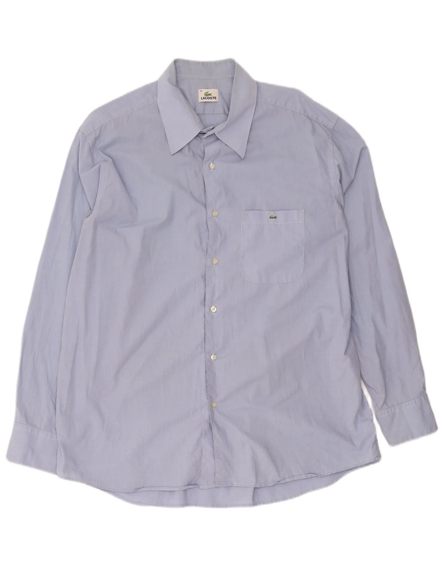 Lacoste Mens Shirt Size 46 2XL Blue