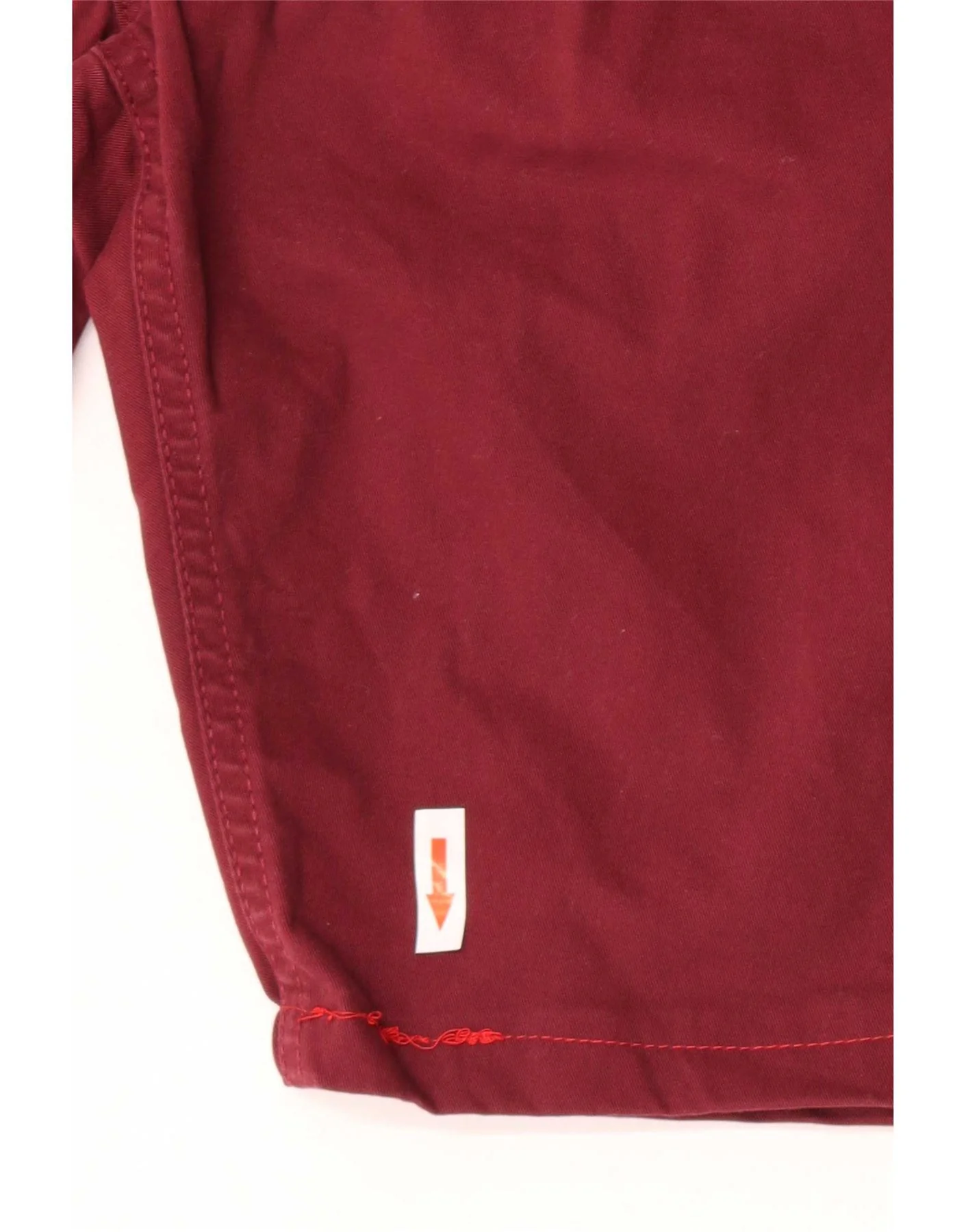 Lee Mens Casual Shorts W38 XL Maroon Cotton - Image 4