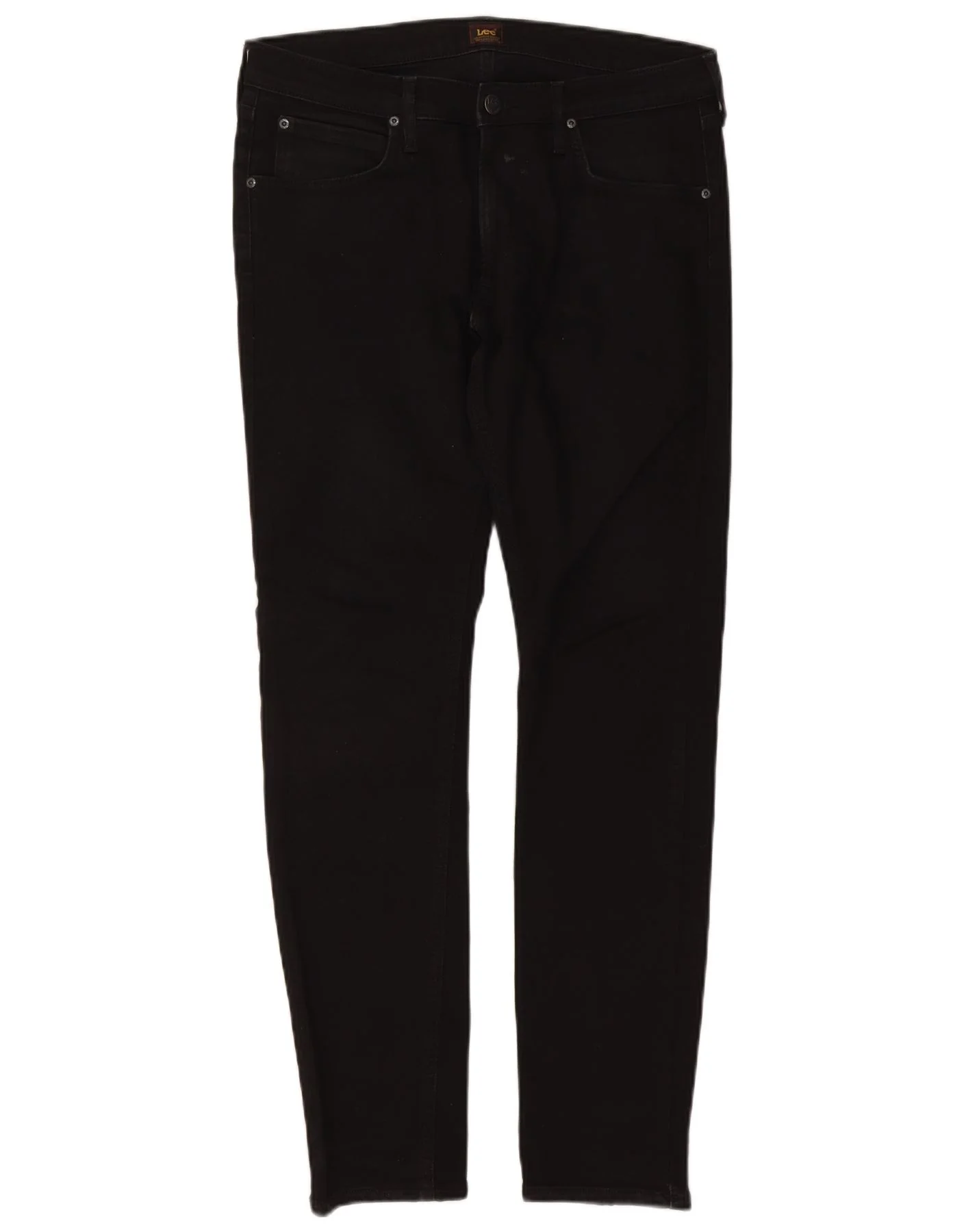 Lee Mens Luke Slim Jeans W33 L32 Black Cotton