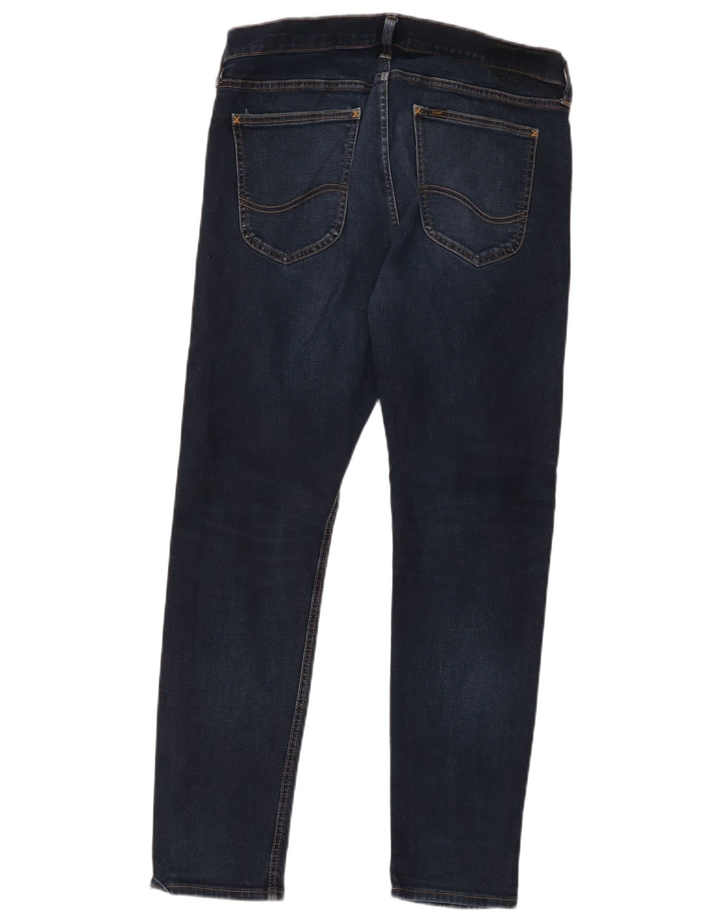 Lee Mens Luke Slim Tapered Jeans W34 L32 Navy Blue Cotton - Image 2