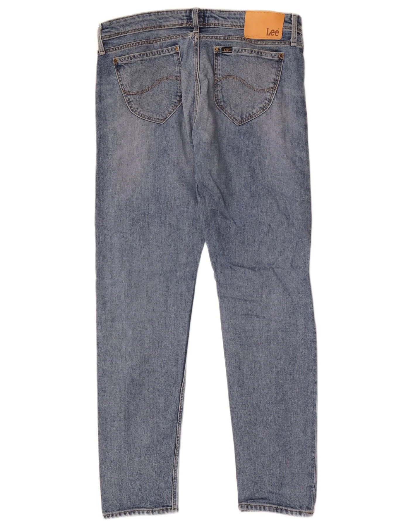 Lee Mens Selvage Stretch Slim Jeans W29 L31 Blue Cotton - Image 2