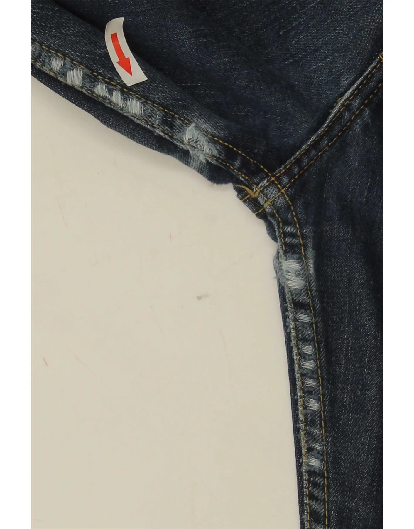 Lee Mens Straight Jeans W30 L29 Navy Blue Cotton - Image 3