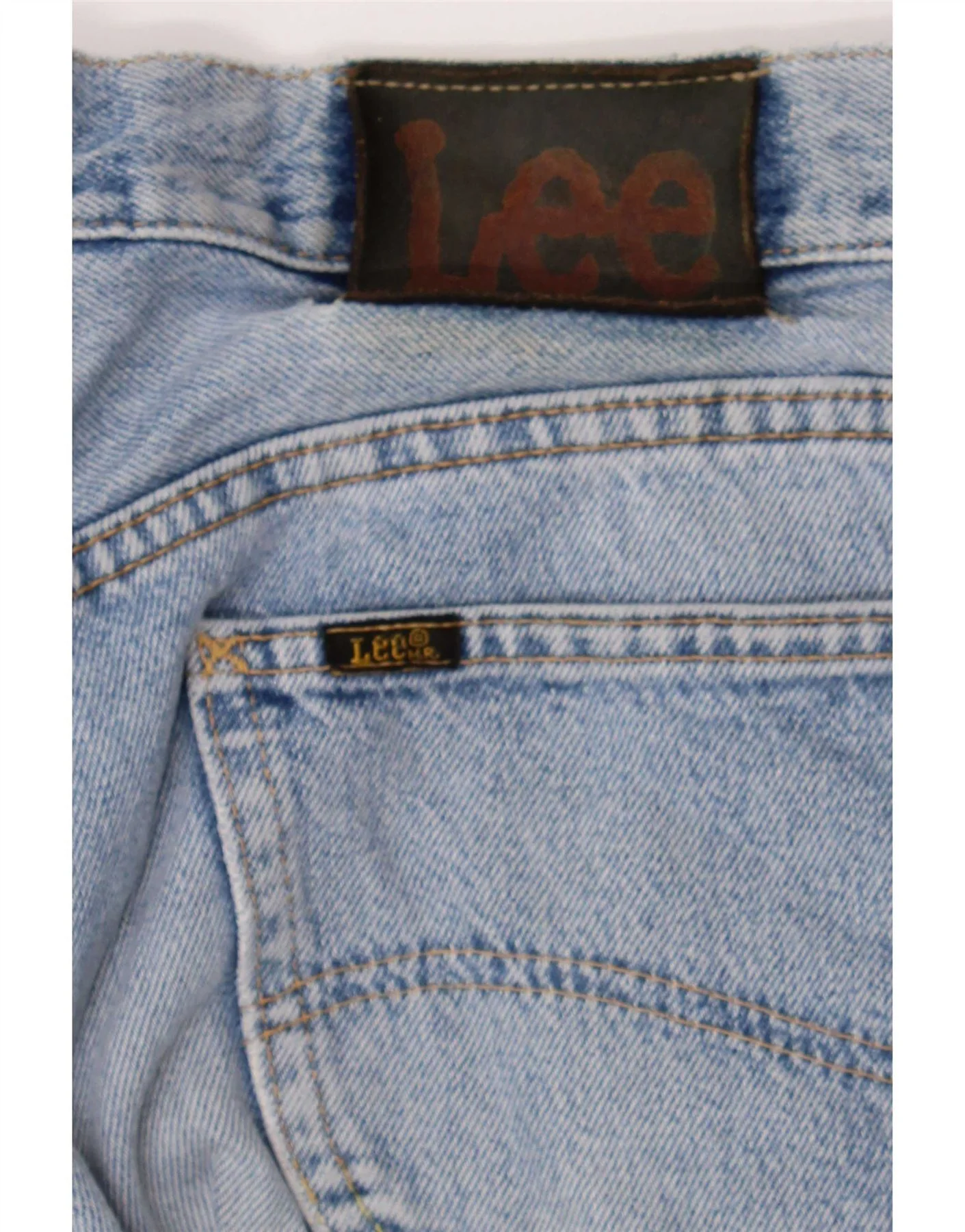 Lee Mens Straight Jeans W34 L30 Blue - Image 4