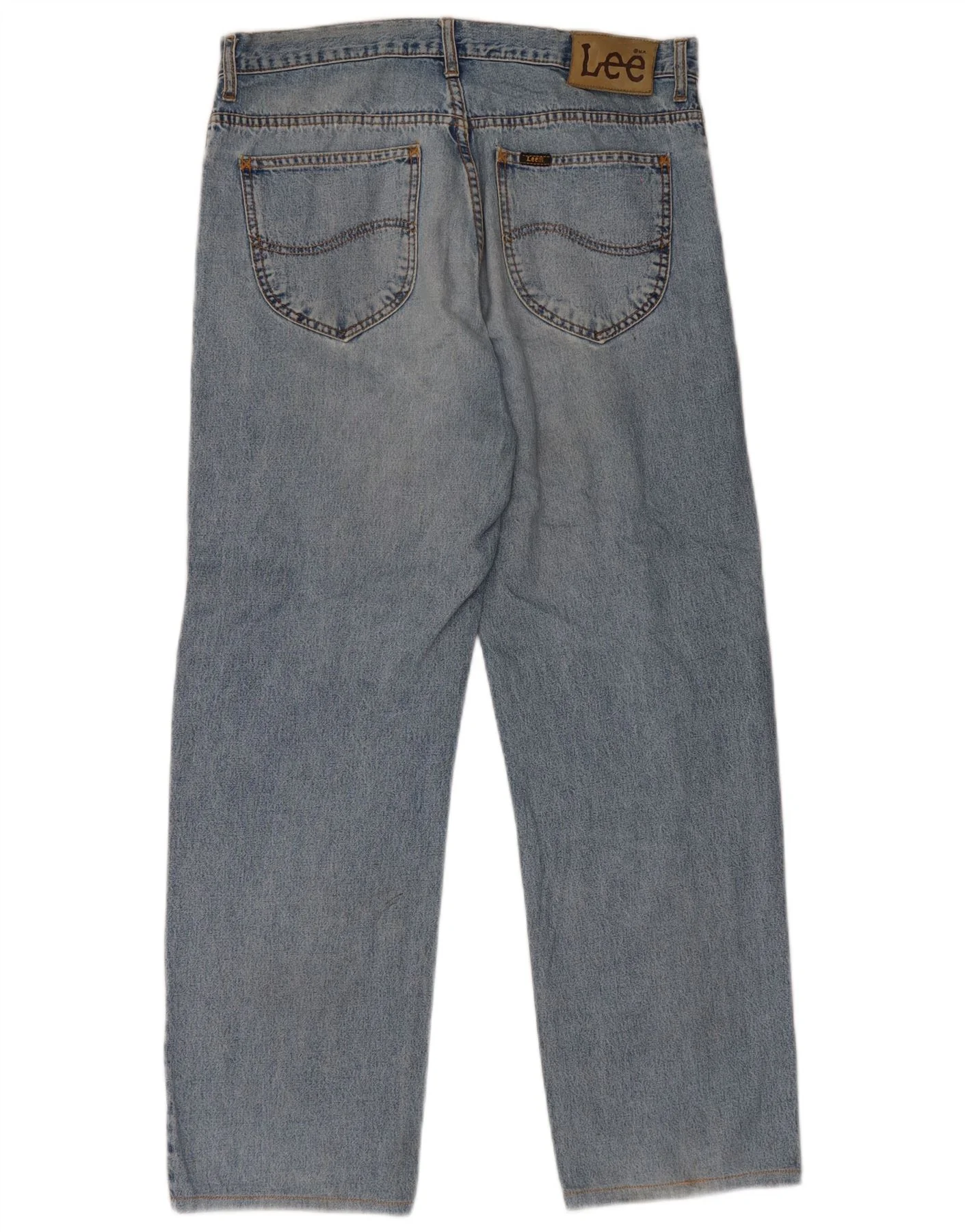 Lee Mens Straight Jeans W34 L30 Blue - Image 2