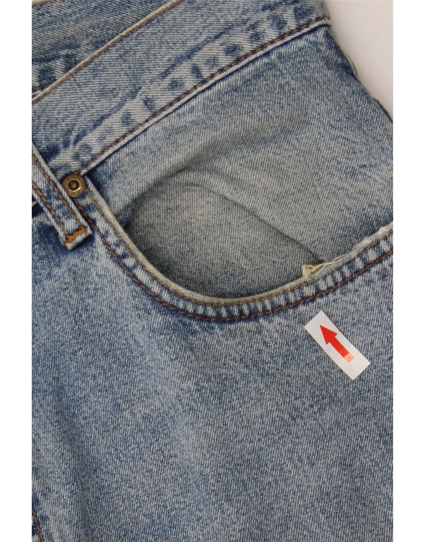 Lee Mens Straight Jeans W34 L30 Blue - Image 3
