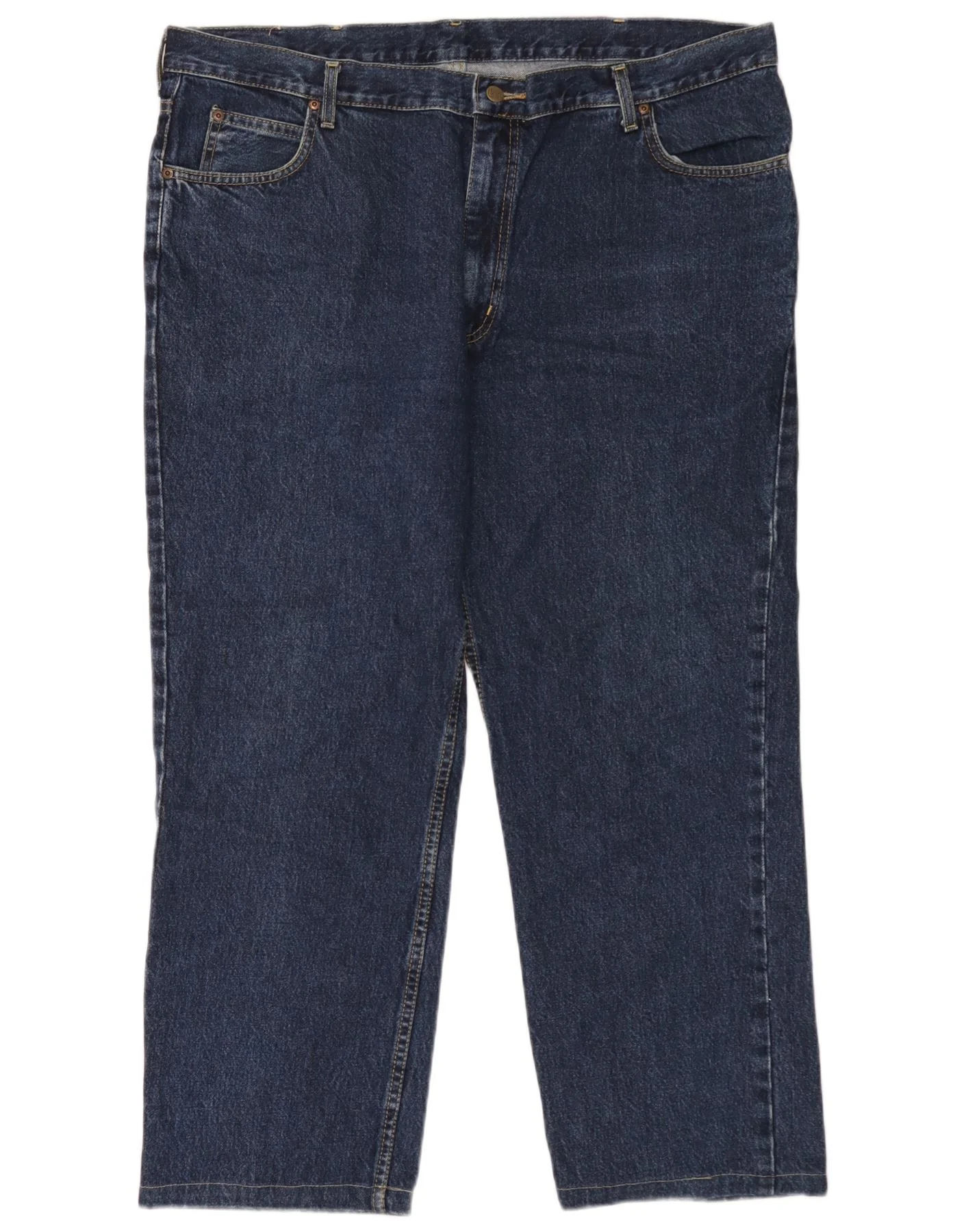 Lee Mens Straight Jeans W44 L27 Navy Blue Cotton