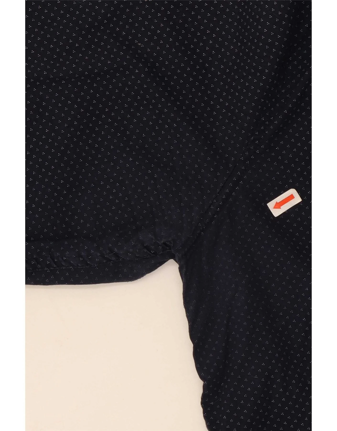 Lee Mens Tall Short Sleeve Shirt 3XL Navy Blue Spotted Cotton - Image 3