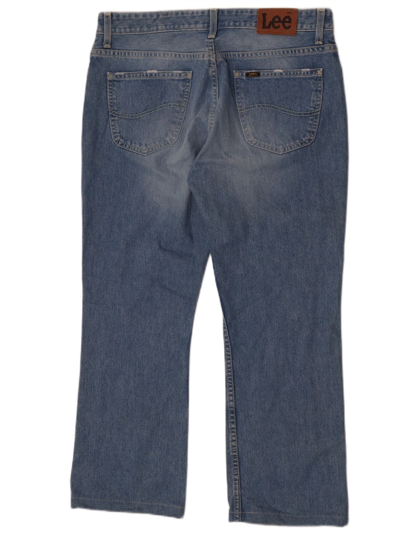 Lee Womens Cameron Bootcut Jeans W34 L27 Blue Cotton - Image 2