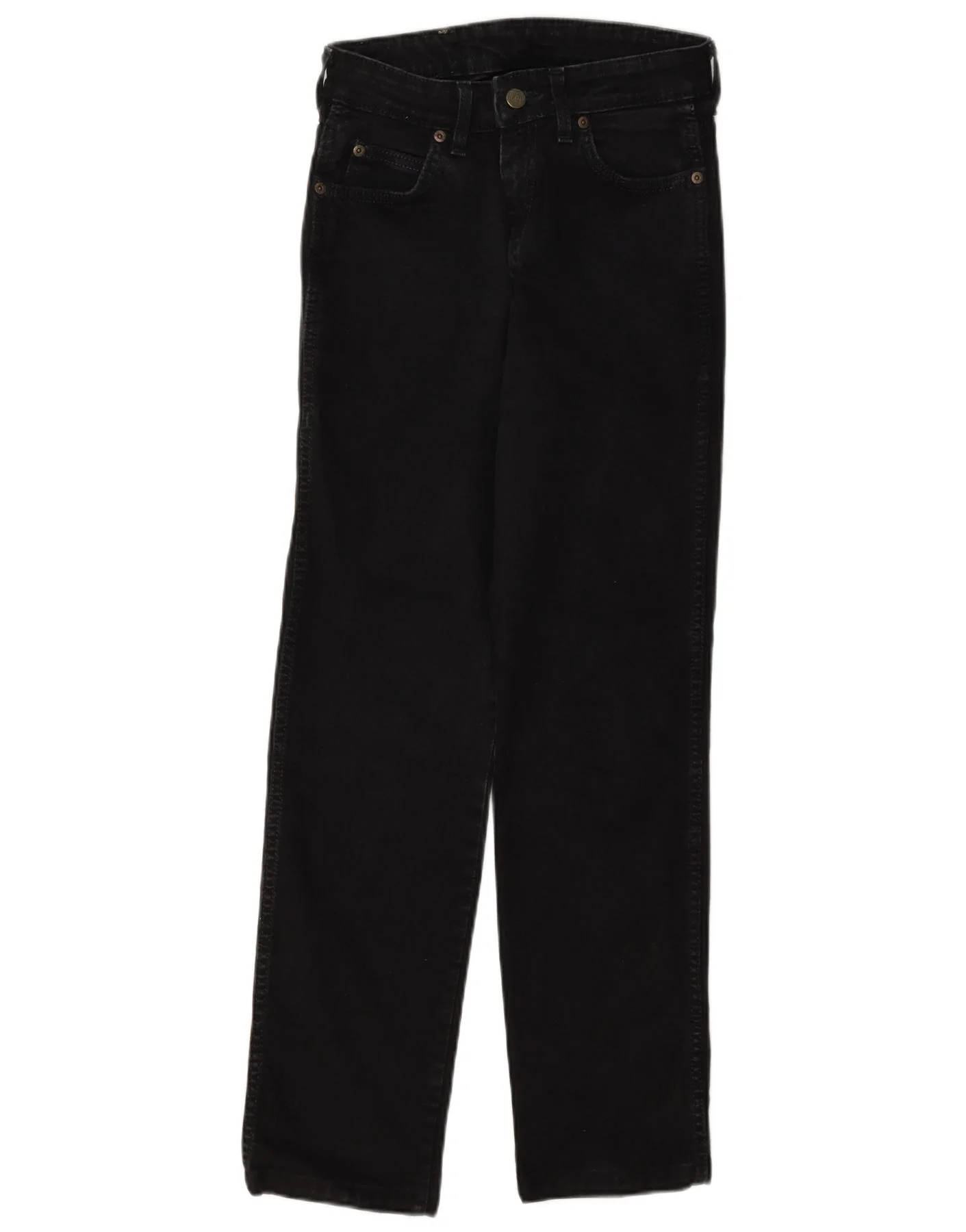 Lee Womens High Waist Jeans W28 L31 Black Cotton