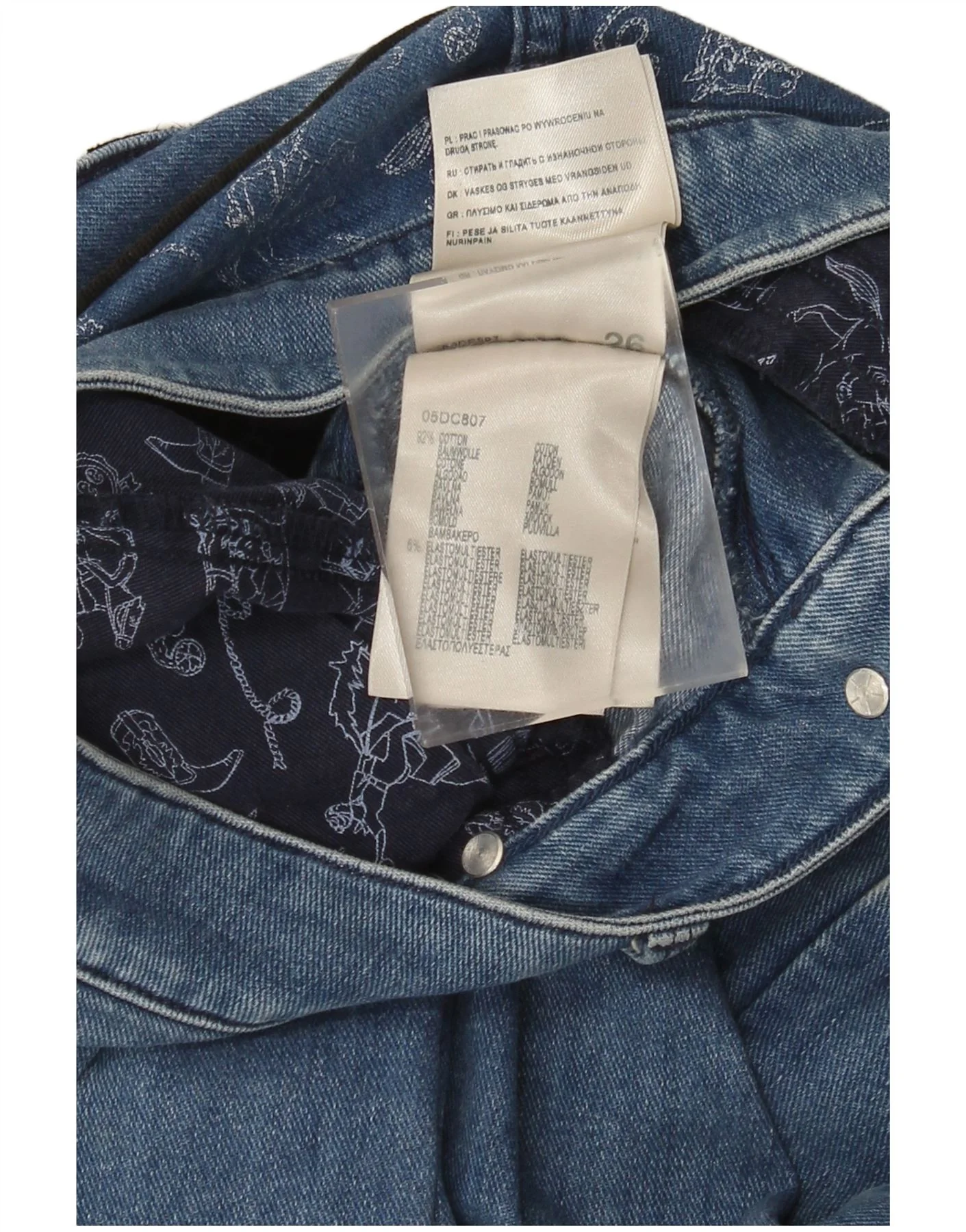 Lee Womens High Waist Wide Leg Jeans W29 L26 Blue Cotton - Image 4