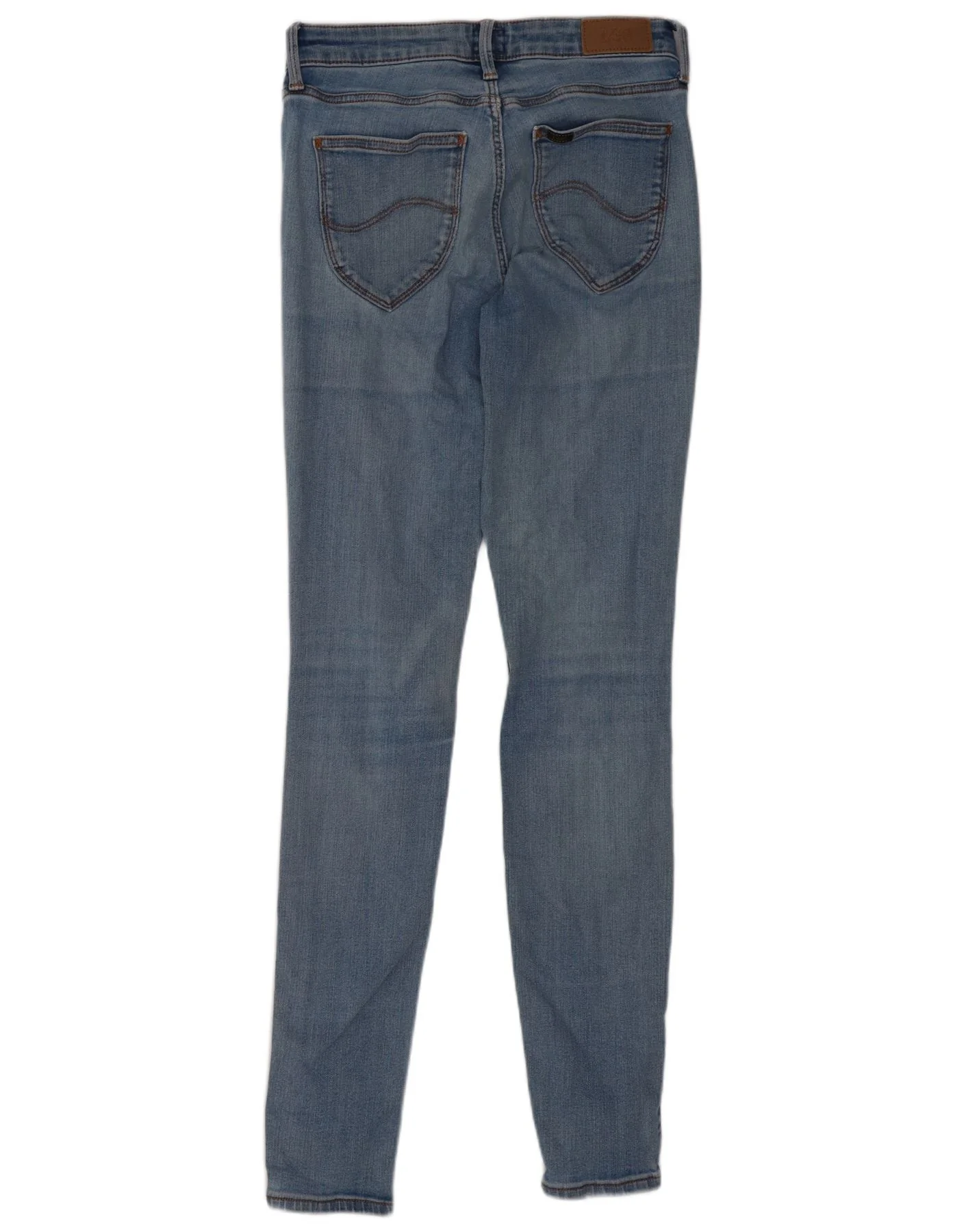 Lee Womens Jodee Ultra Skinny Jeans W28 L33 Blue Cotton - Image 2