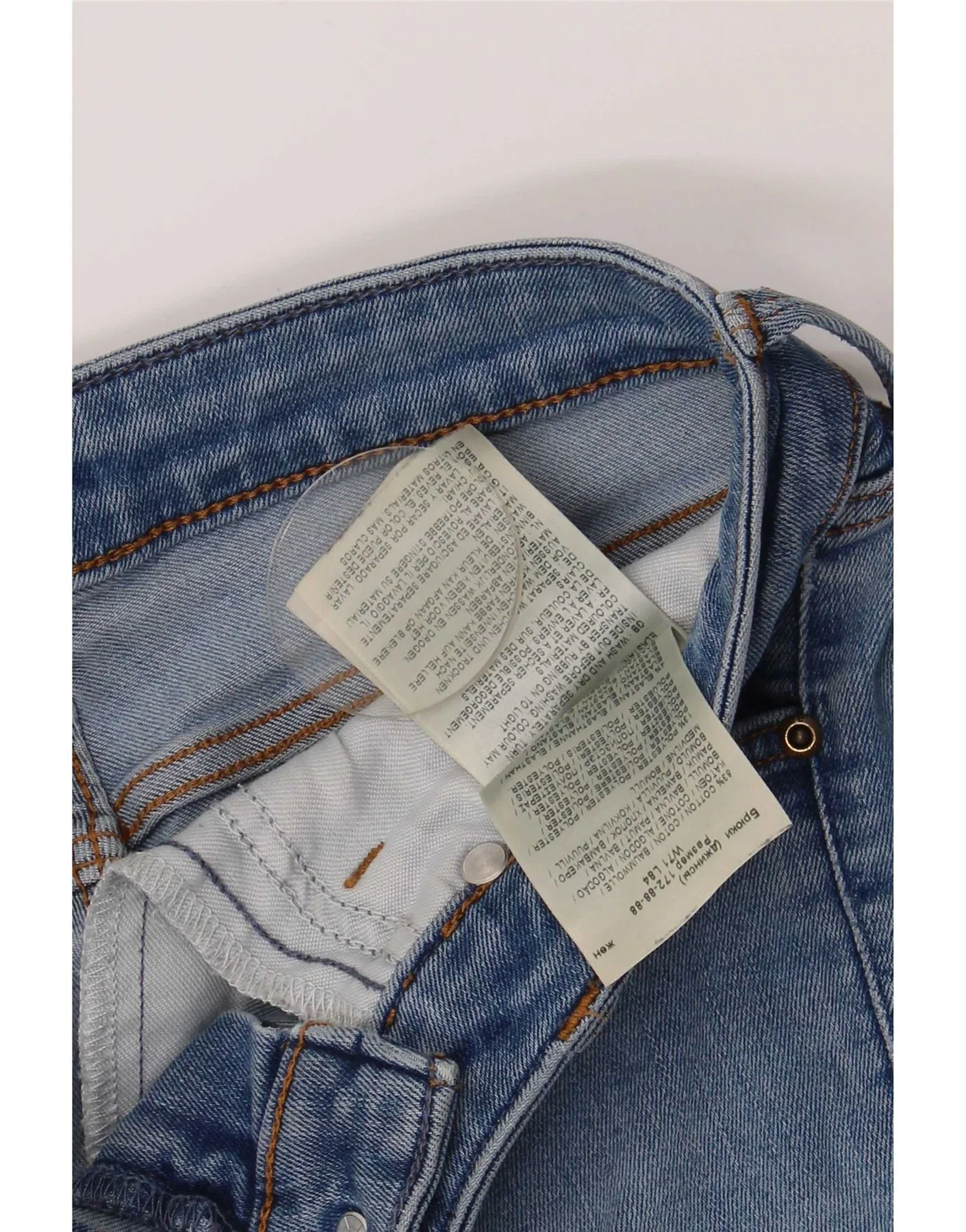 Lee Womens Jodee Ultra Skinny Jeans W28 L33 Blue Cotton - Image 3