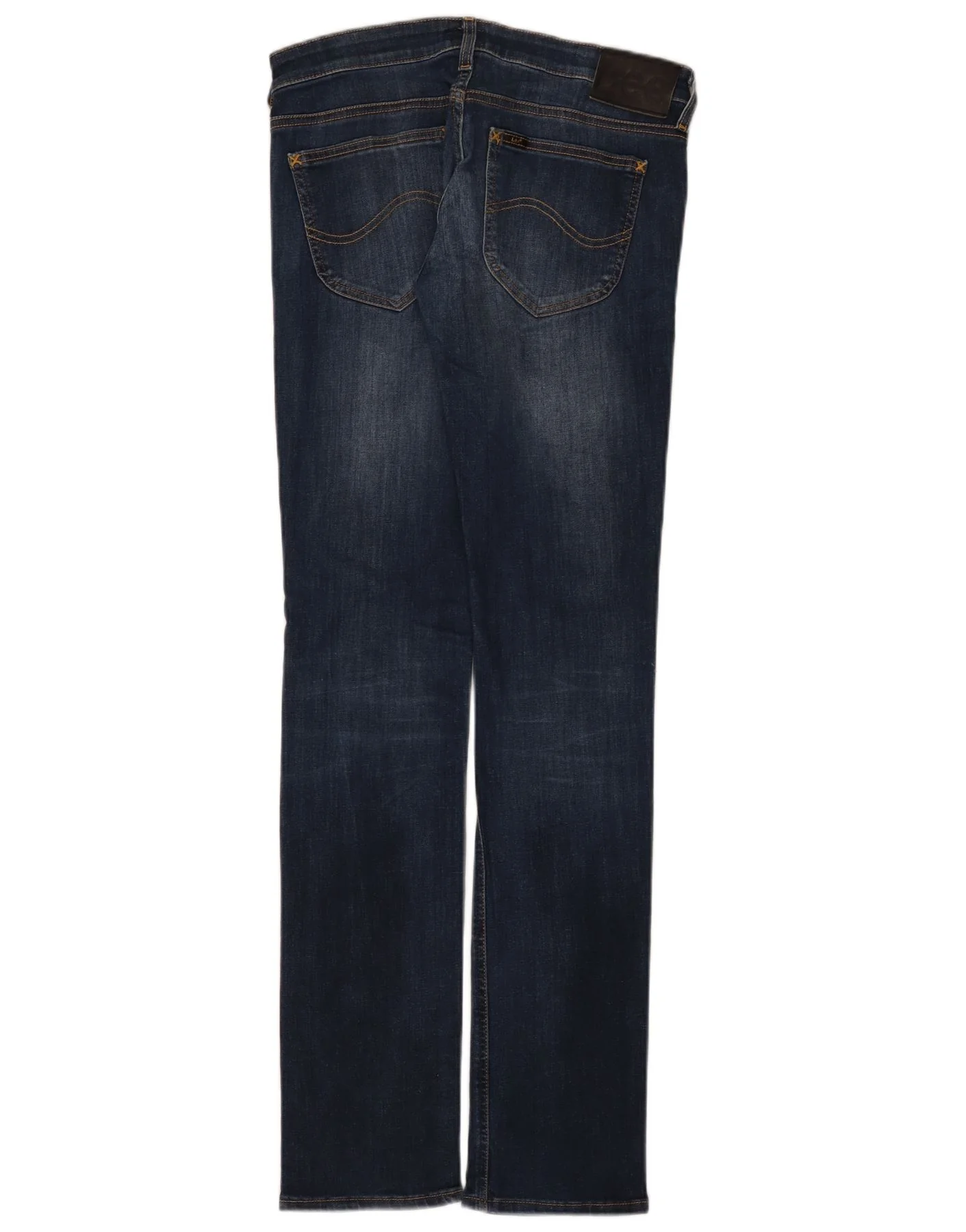 Lee Womens Lynn Narrow Slim Jeans W31 L33 Navy Blue Cotton - Image 2