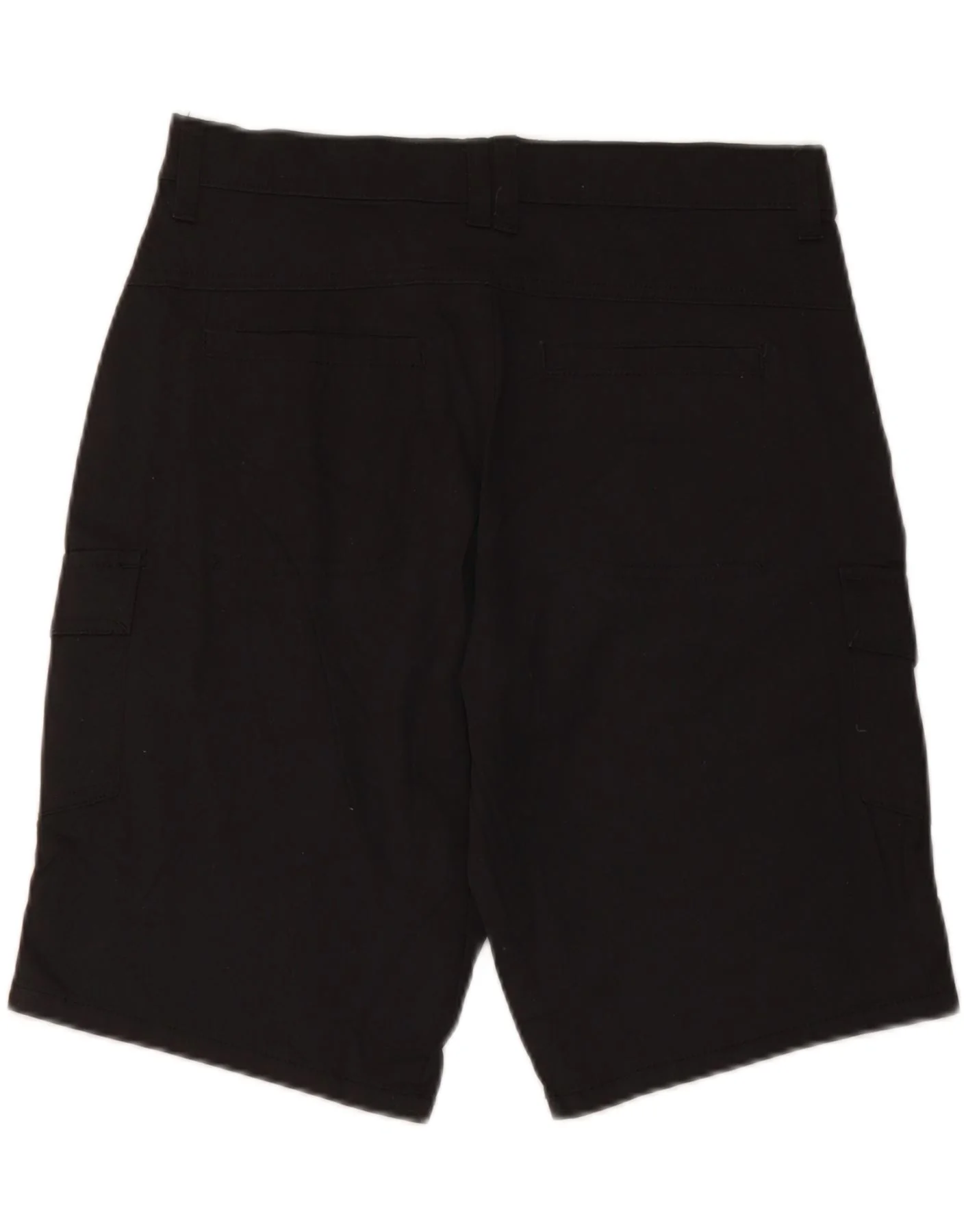 Lee Womens Mid Rise Cargo Shorts US 6 Medium W30 Black Cotton - Image 2