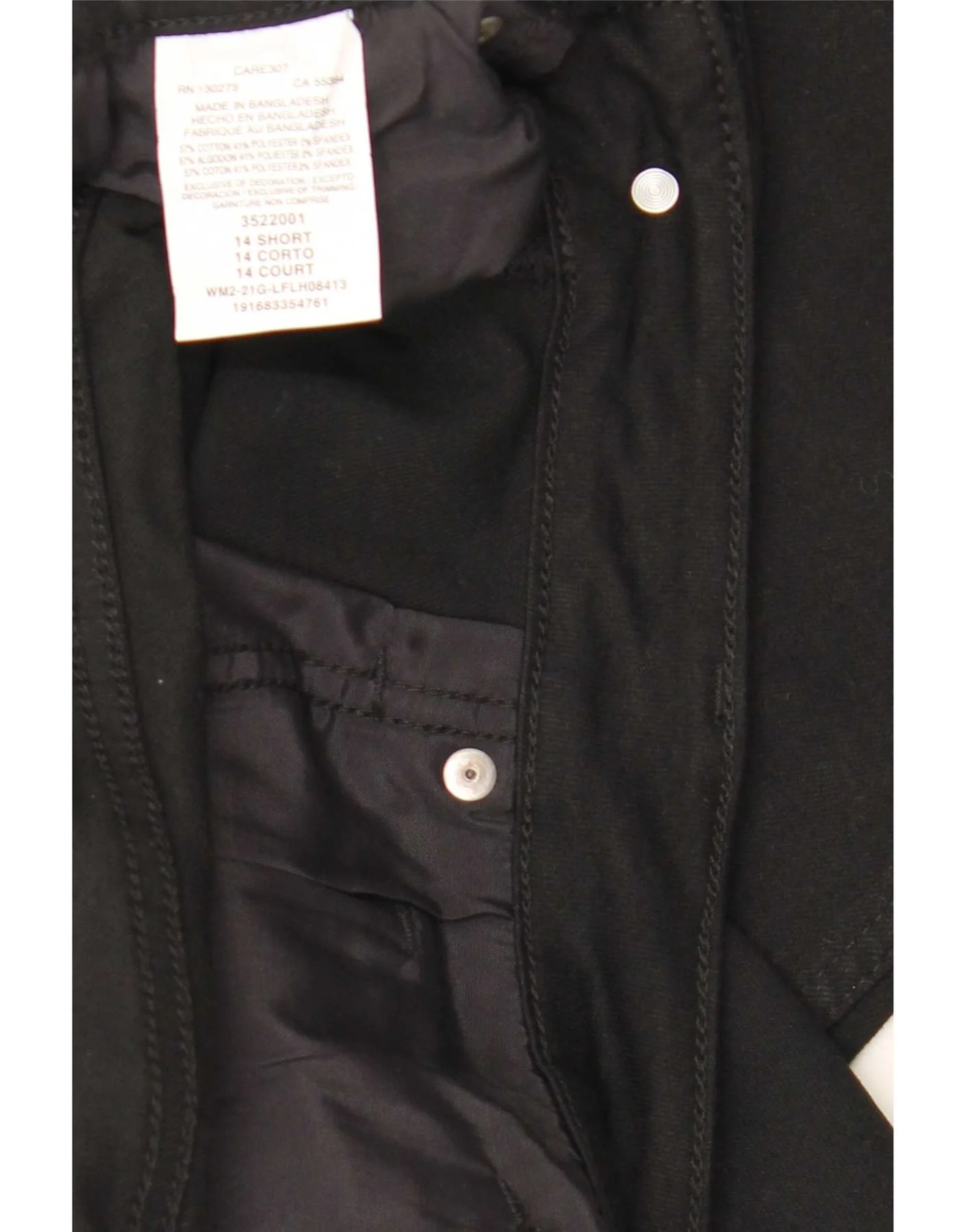 Lee Womens Mid Rise Regular Fit Straight Jeans US 14 XL W35 L28 Black - Image 5