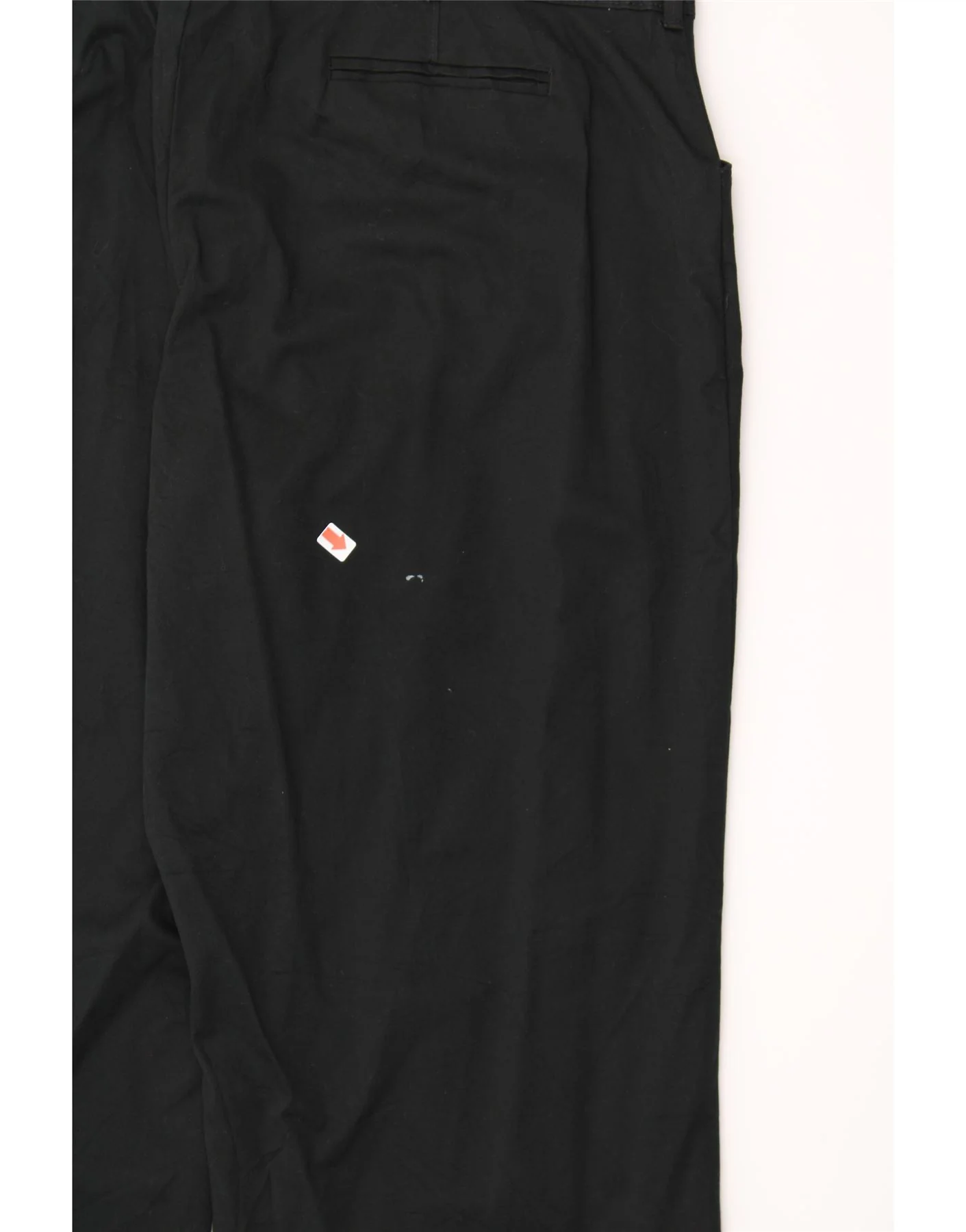 LEE Womens Natural Fit Straight Casual Trousers US 22 3XL W44 L32 Black - Image 3