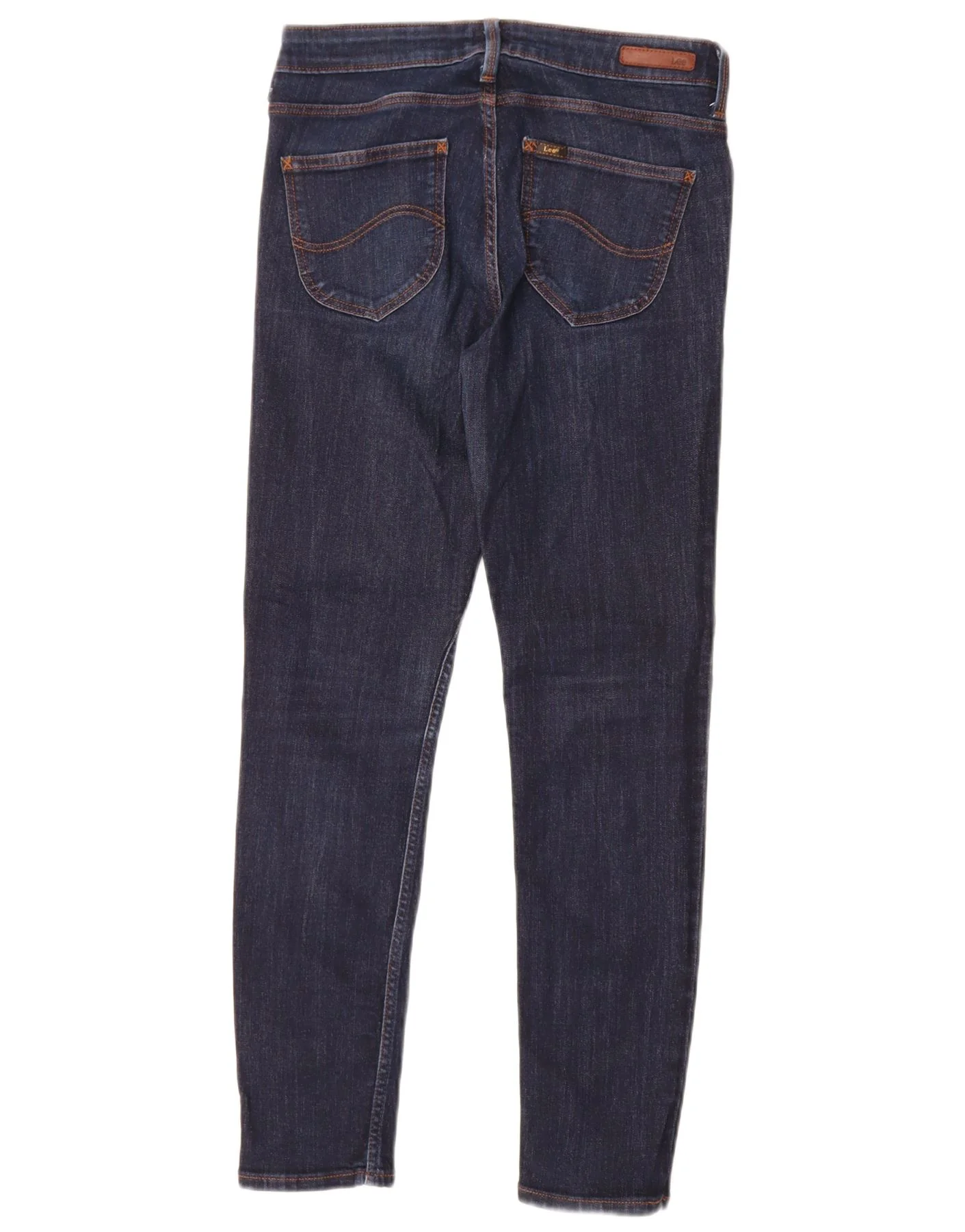 Lee Womens Scarlett Skinny Jeans W28 L27 Navy Blue Cotton - Image 2