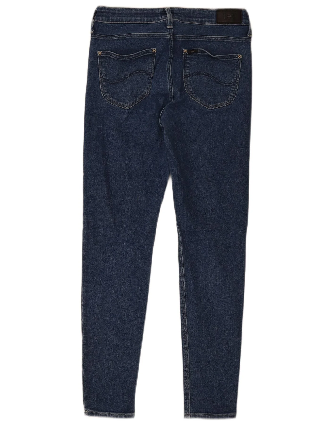 Lee Womens Scarlett Skinny Jeans W28 L31 Blue Cotton - Image 2