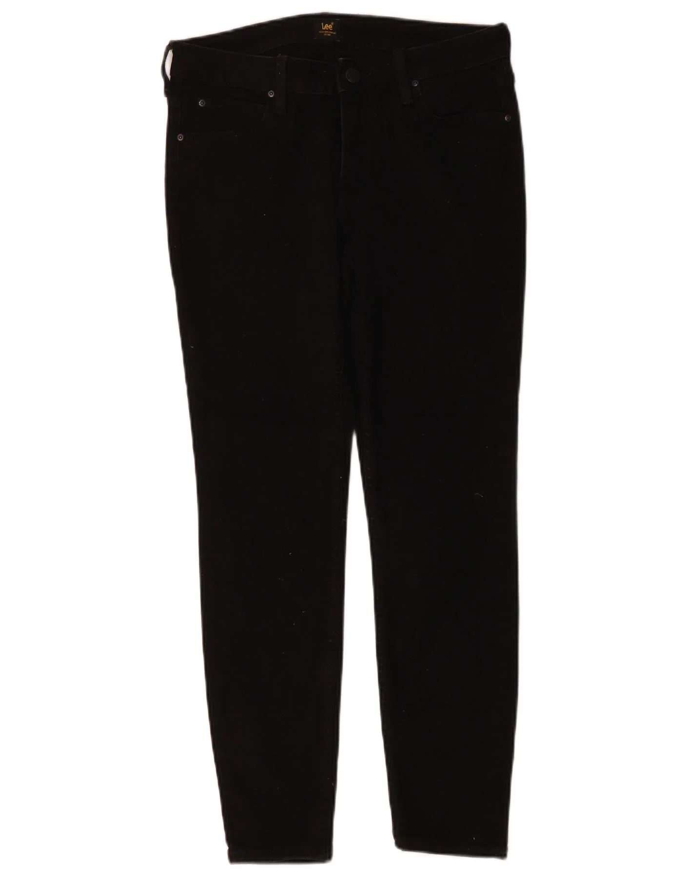 Lee Womens Scarlett Skinny Jeans W30 L27 Black Cotton