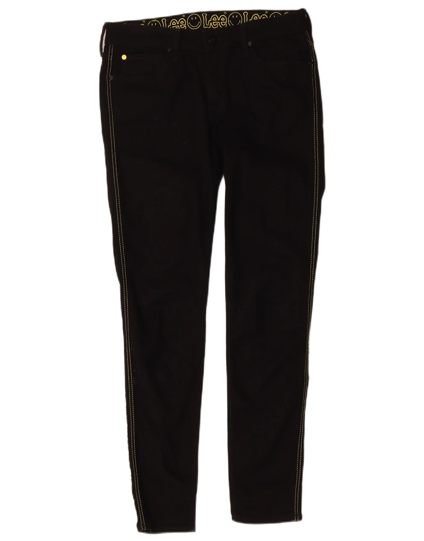 Lee Womens Scarlett Skinny Jeans W30 L28 Black Cotton