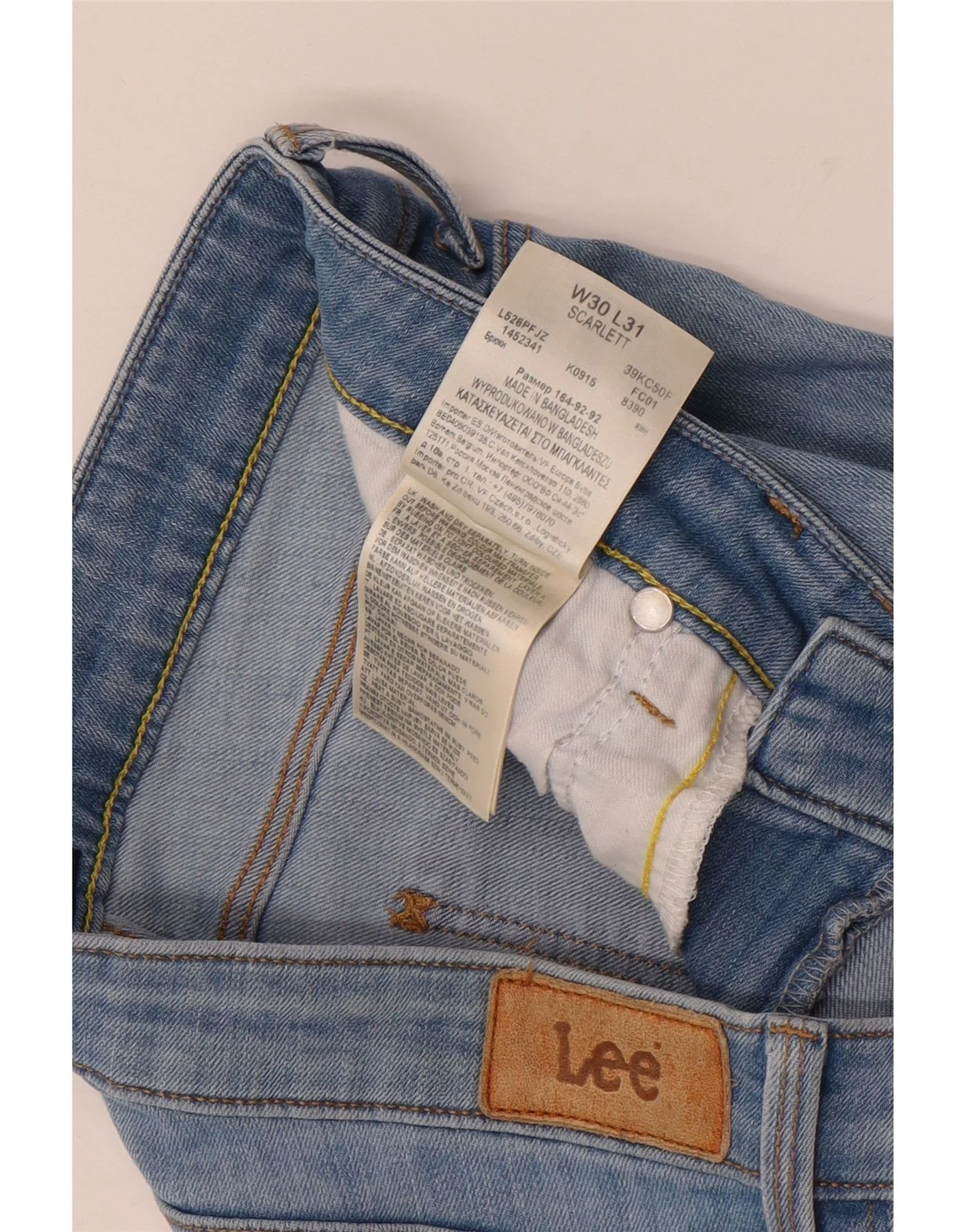 Lee Womens Scarlett Skinny Jeans W30 L29 Blue Cotton - Image 5