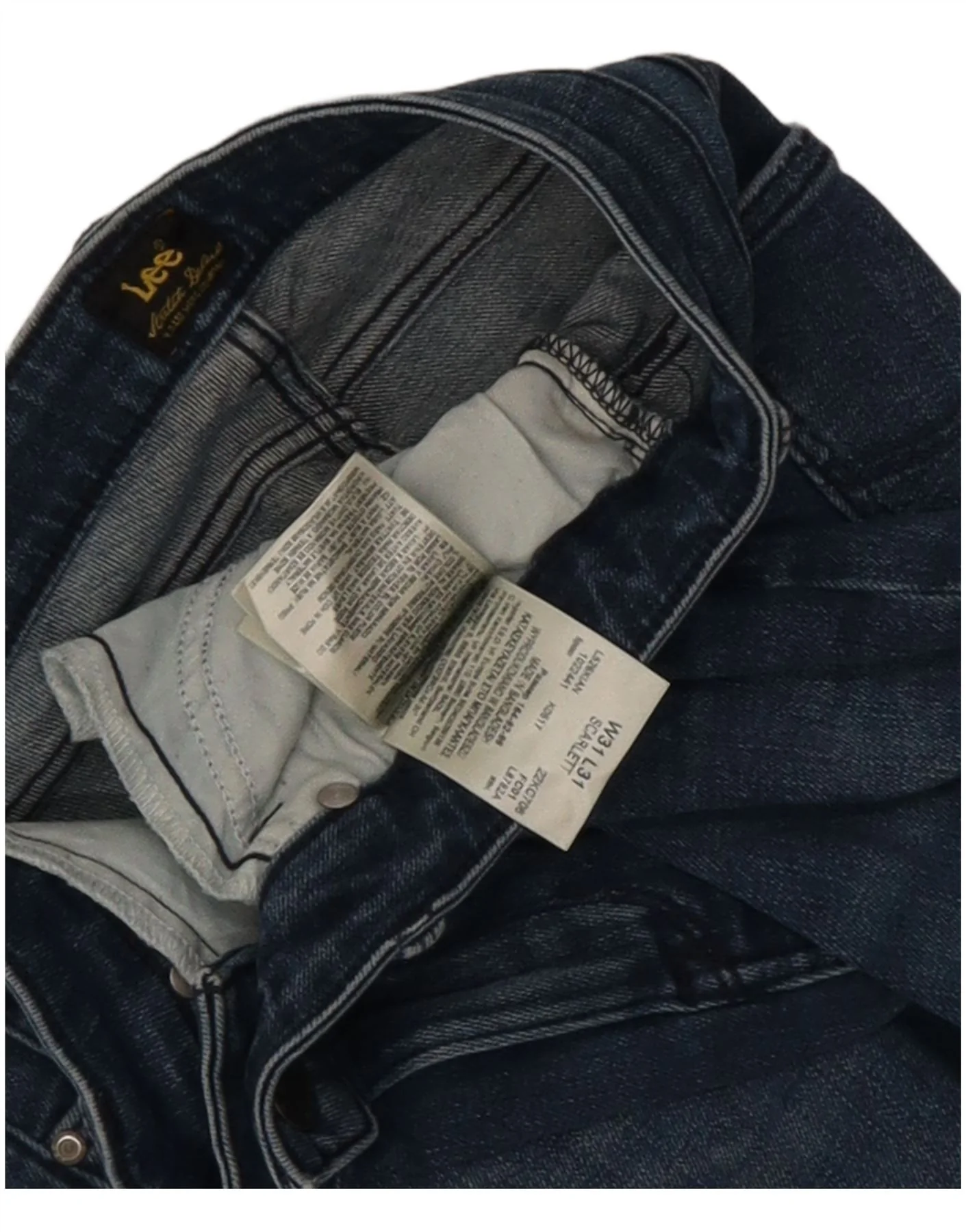 Lee Womens Scarlett Skinny Jeans W31 L31 Blue Cotton - Image 4