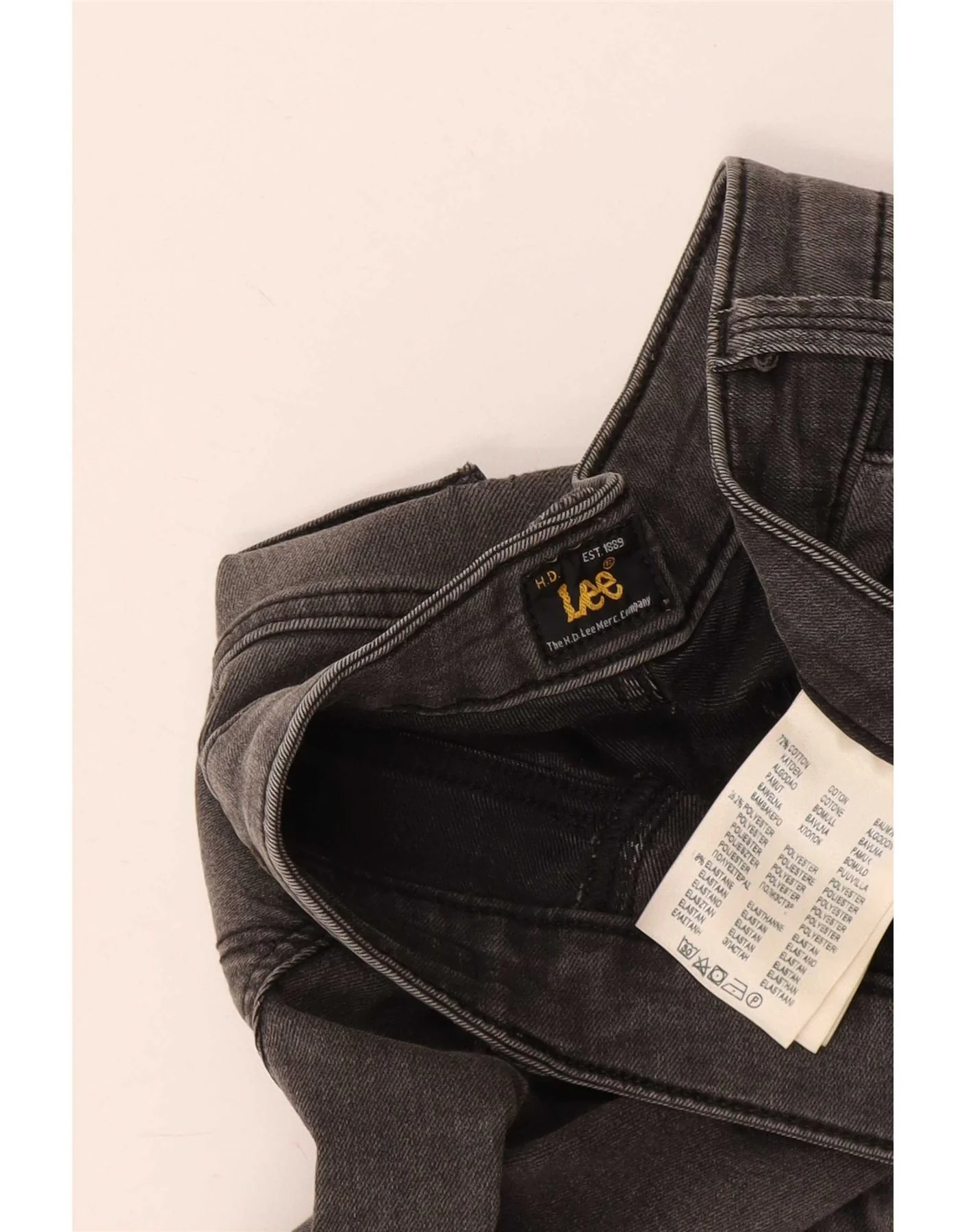 Lee Womens Skinny Jeans W30 L33 Grey Cotton - Image 3