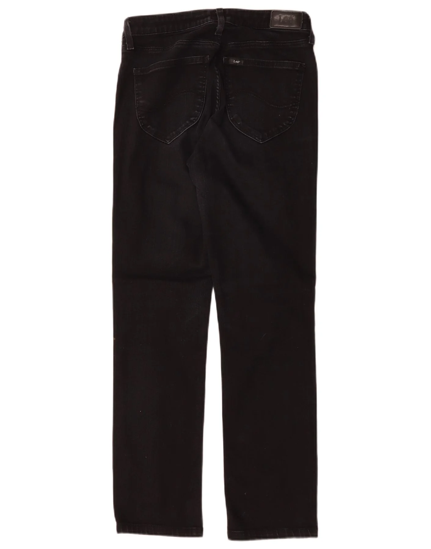 Lee Womens Straight Jeans W30 L29 Black - Image 2