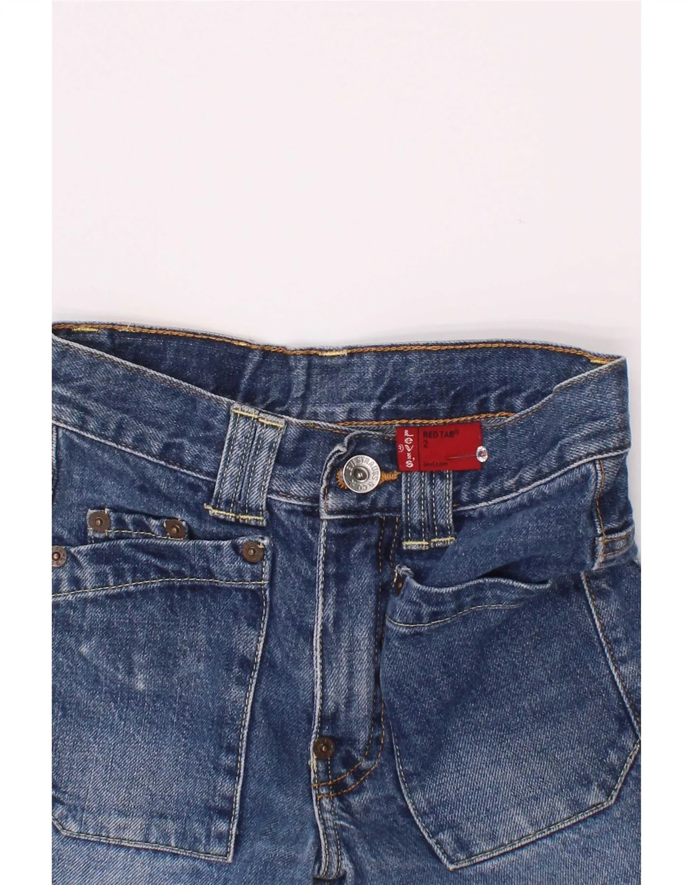 Levi's Baby Boys Denim Shorts 18-24 Months W22 Blue Cotton - Image 5