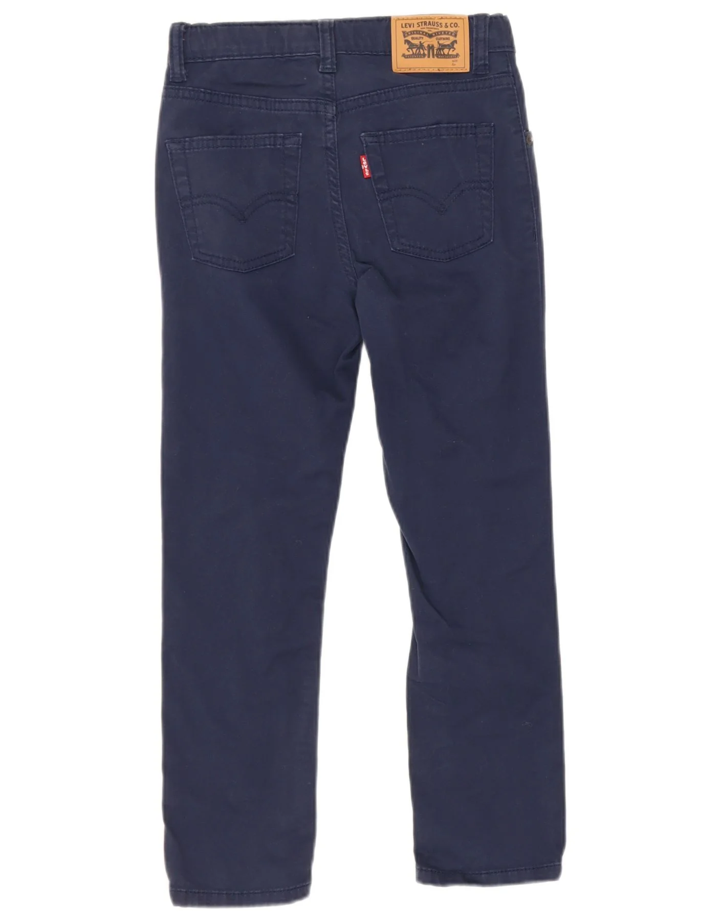 Levi's Boys 510 Skinny Casual Trousers 5-6 Years W22 L20 Navy Blue - Image 2
