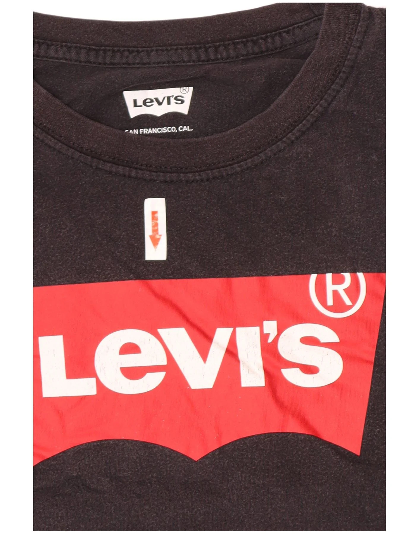Levi's Boys Graphic T-Shirt Top 13-14 Years Black Cotton - Image 3