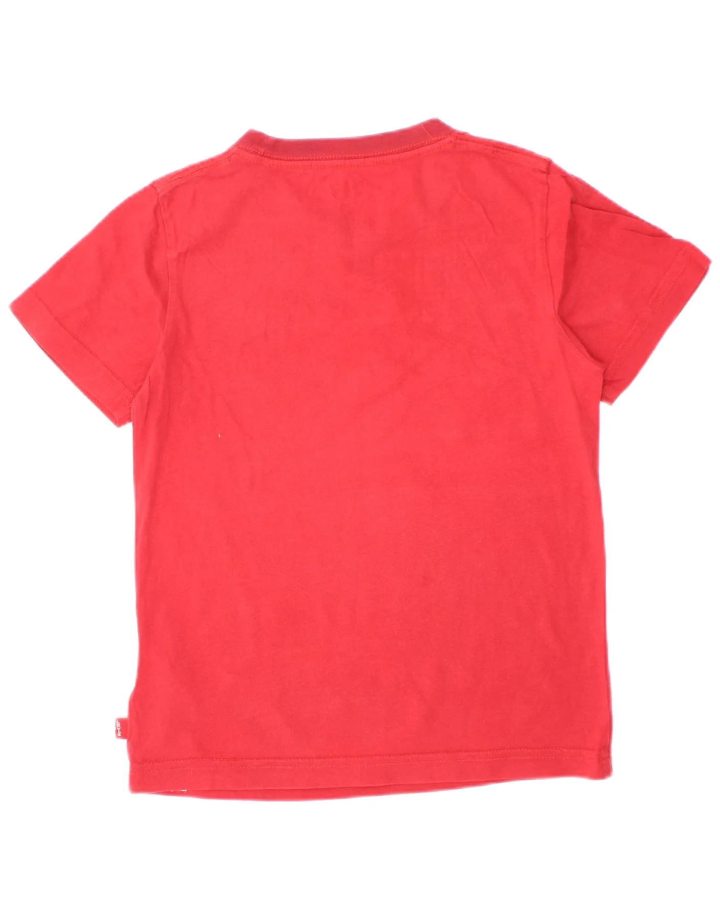 Levi's Boys Graphic T-Shirt Top 5-6 Years Red Cotton - Image 2