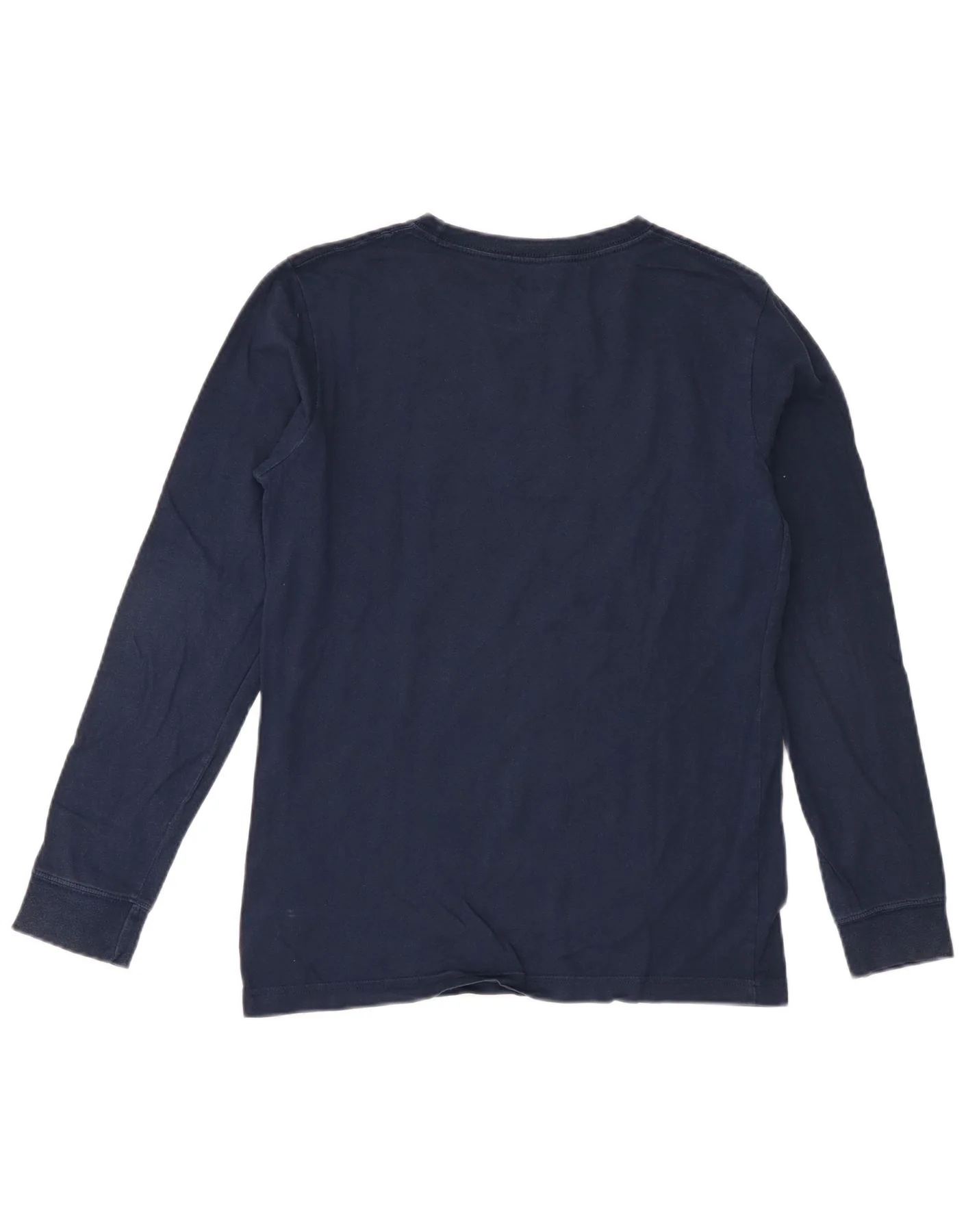 Levi's Boys Graphic Top Long Sleeve 15-16 Years Navy Blue Cotton - Image 2