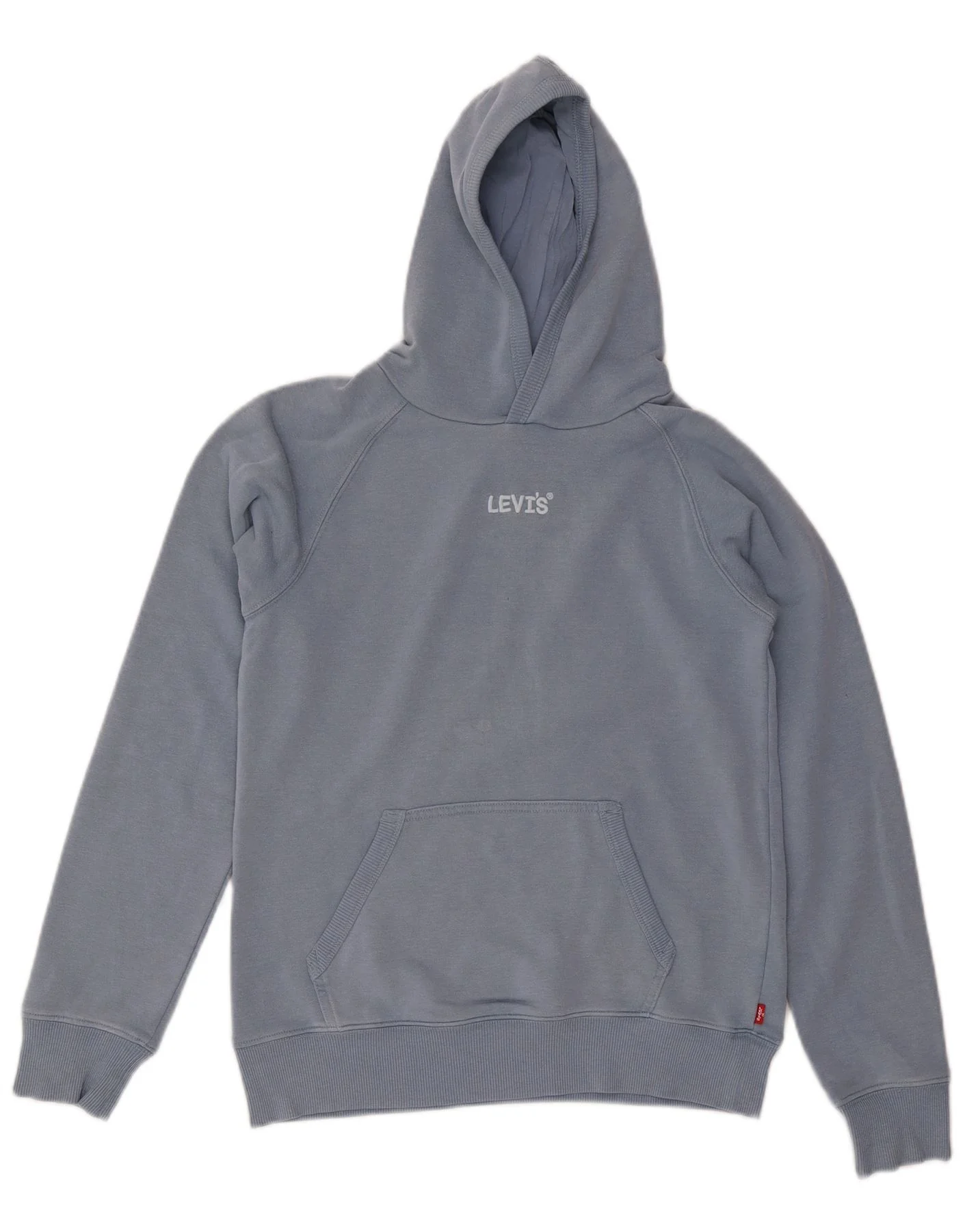 Levi's Boys Regular Fit Hoodie Jumper 13-14 Years Blue Cotton