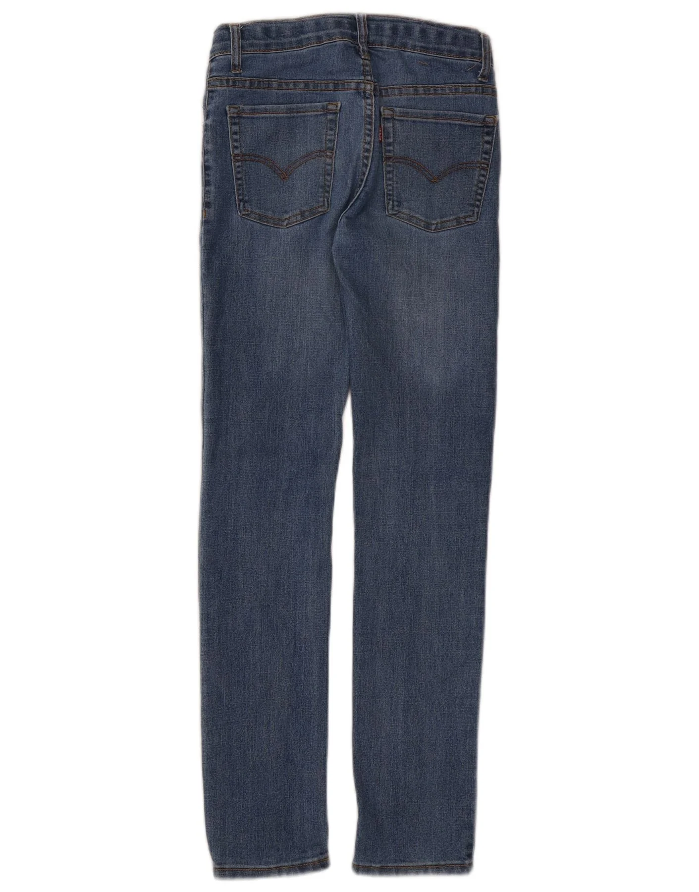 Levi's Girls 510 Skinny Jeans 11-12 Years W26 L28 Blue Cotton - Image 2