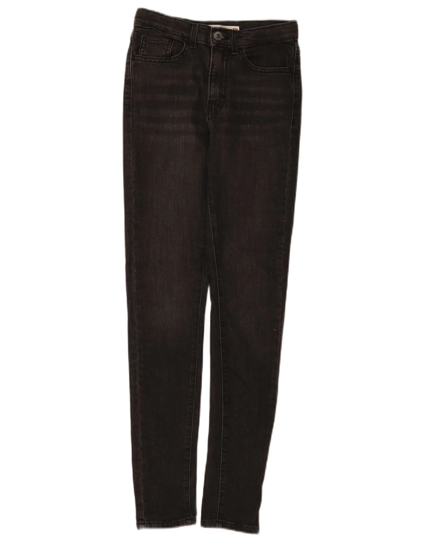 Levi's Girls 720 High Waist Super Skinny Jeans 11-12 Years W24 L29 Black