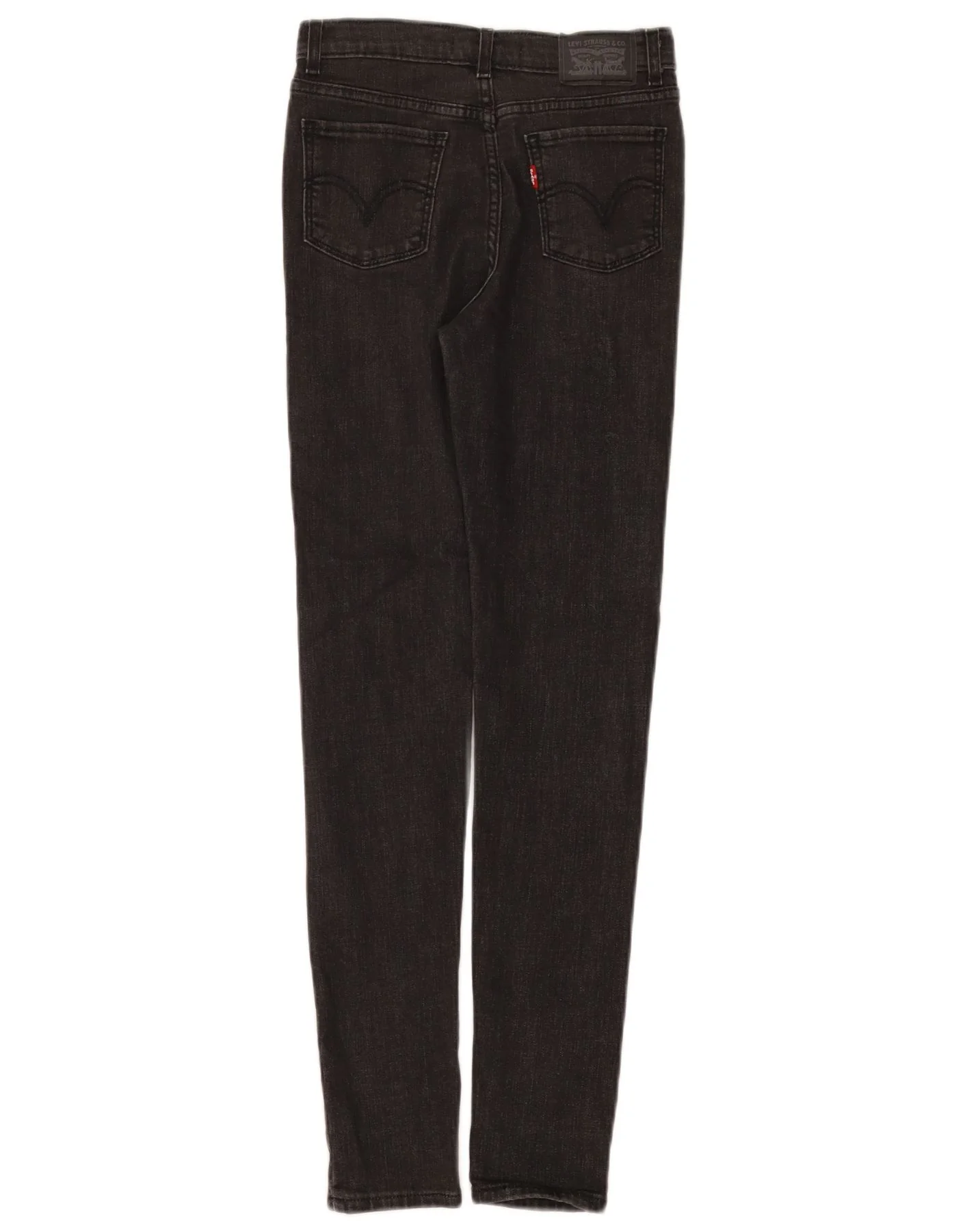 Levi's Girls 720 High Waist Super Skinny Jeans 11-12 Years W24 L29 Black - Image 2