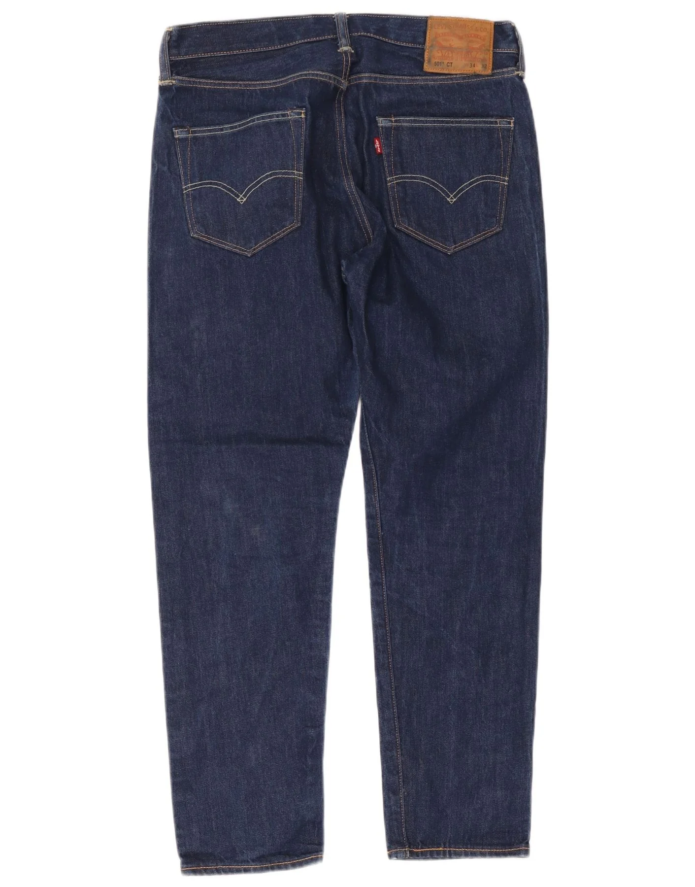 Levi's Mens 501 CT Straight Jeans W34 L32 Blue Cotton - Image 2