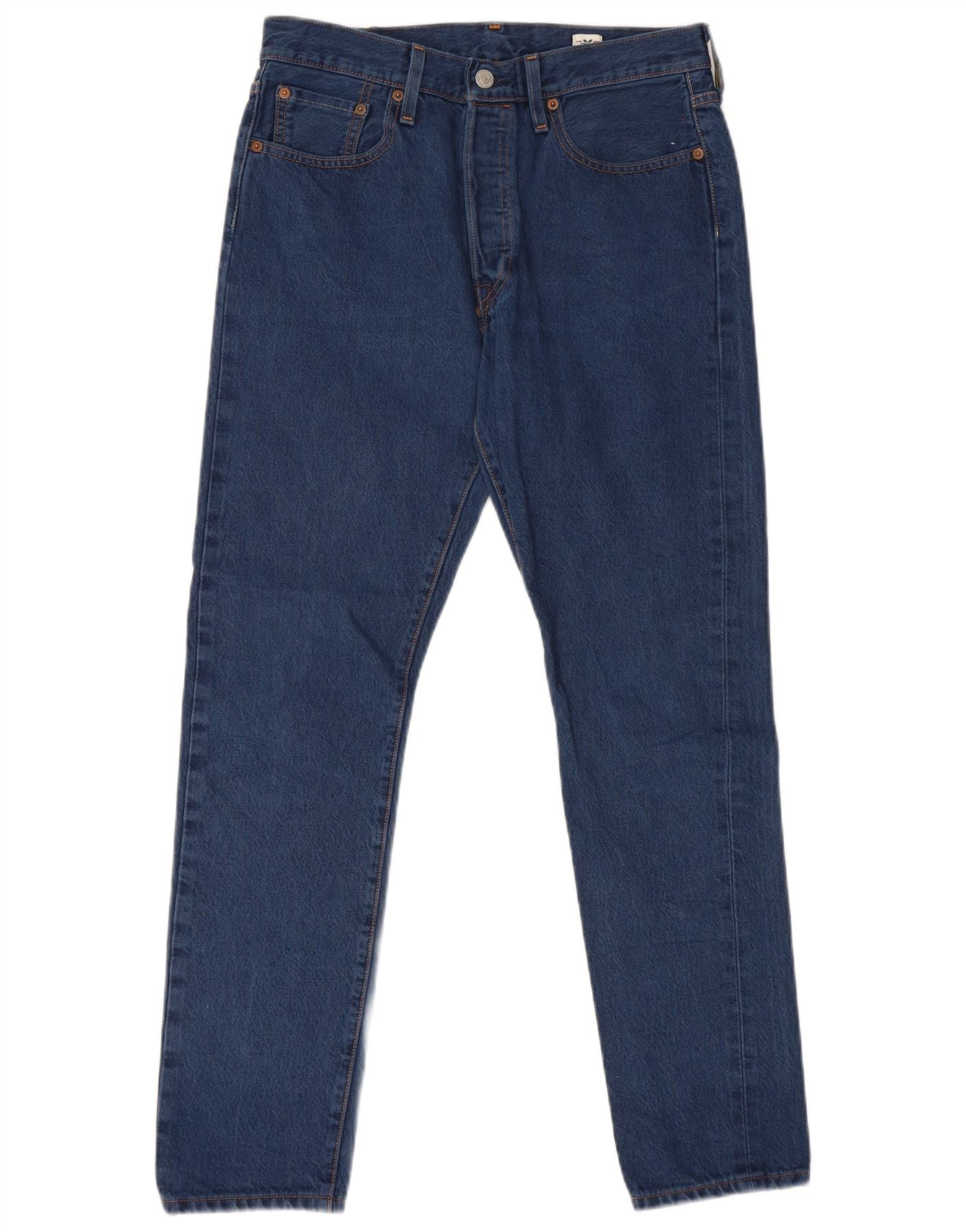 Levi's Mens 501 S Slim Straight Jeans W29 L30 Blue Cotton
