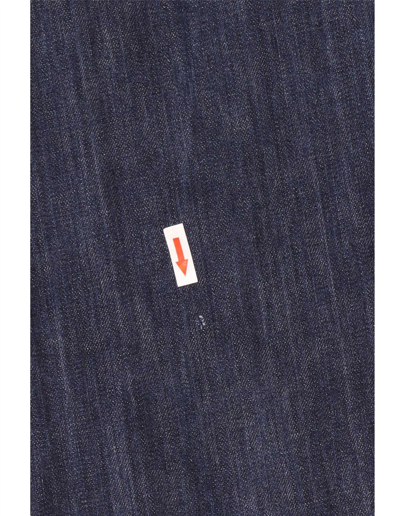 Levi's Mens 501 Straight Jeans W36 L30 Navy Blue Cotton - Image 3